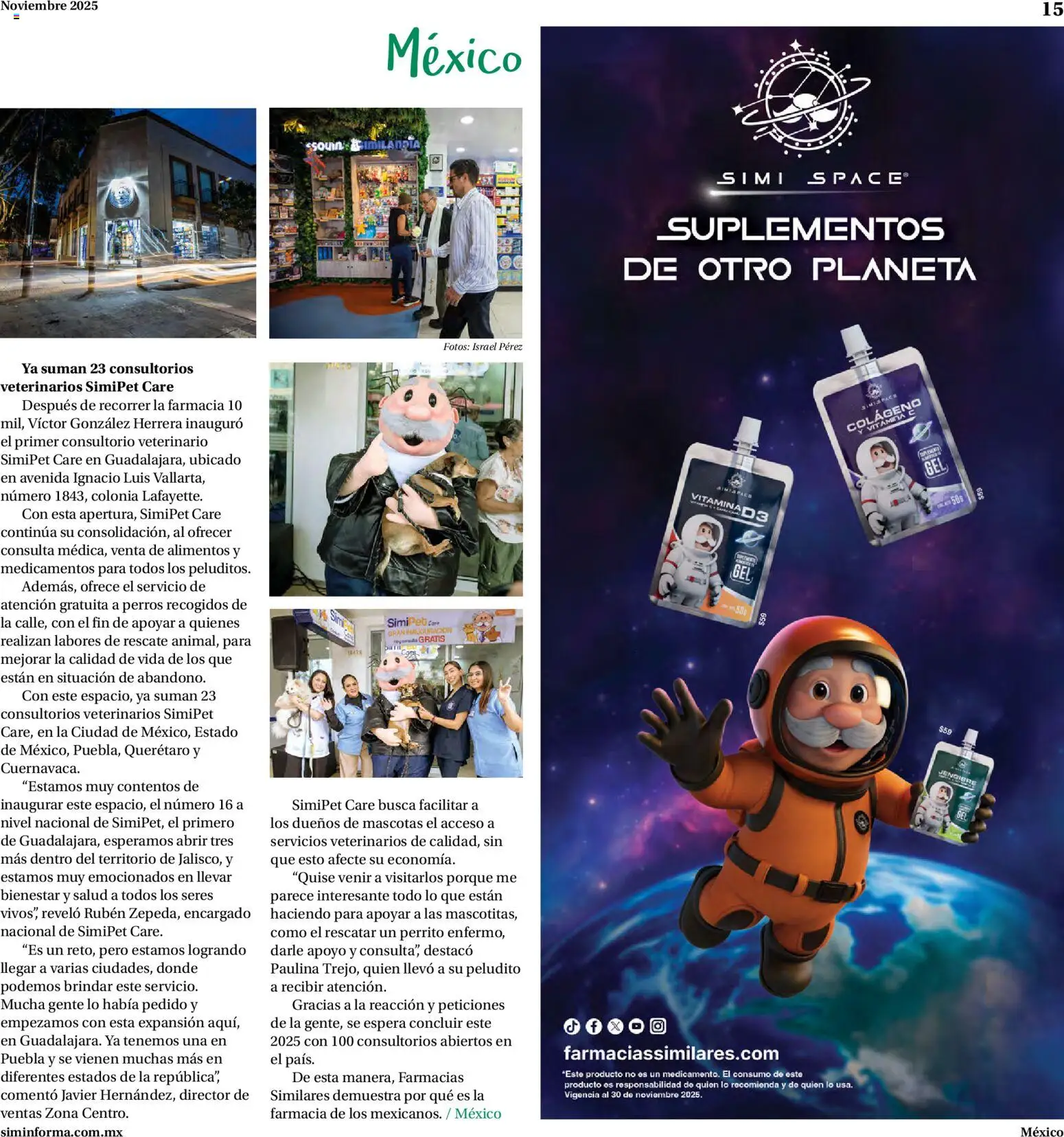 Nuevas ofertas de Farmacias Similares válidas en toda la República Mexicana desde el 01.11.2025. ¡Encuentra las mejores ofertas en Farmacias Similares catálogo! | Página: 15