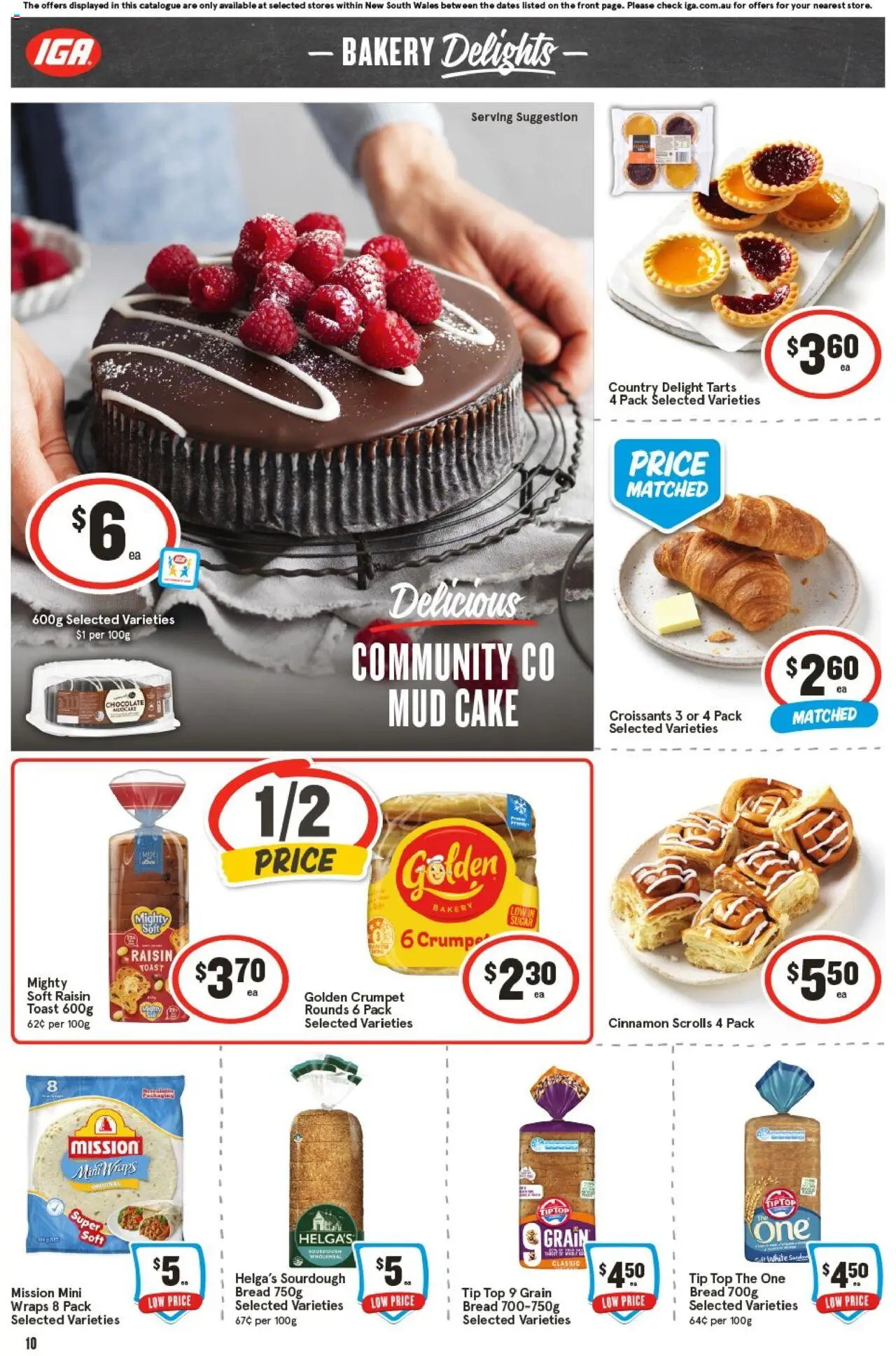 IGA catalogue - valid from 08.10.2025 | Page: 13 | Products: Bread, Chocolate, Bakery