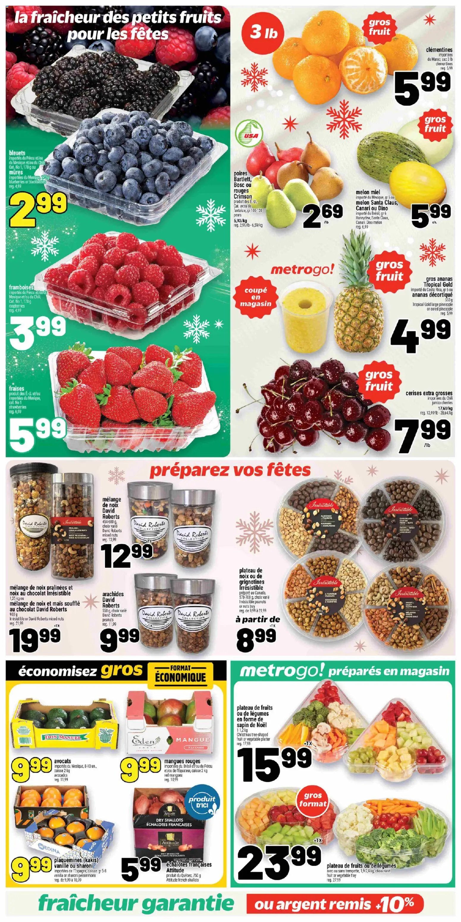 Metro flyer valid from 18.12.2025 | Page: 7 | Products: Pineapple, Strawberries, Nuts, Chocolate