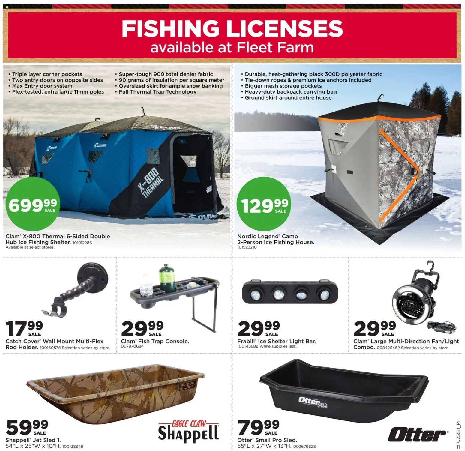 Mills Fleet Farm Weekly Ad - valid from 18.12.2025 | Page: 15 | Products: Fish, Hub, Backpack, Rod