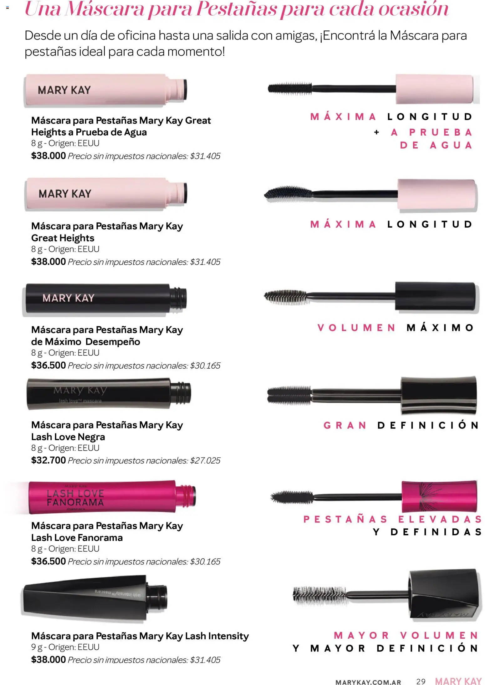 Mary Kay catálogo │ válido desde el 01.03.2026 | Página: 29 | Productos: Máscara, Agua