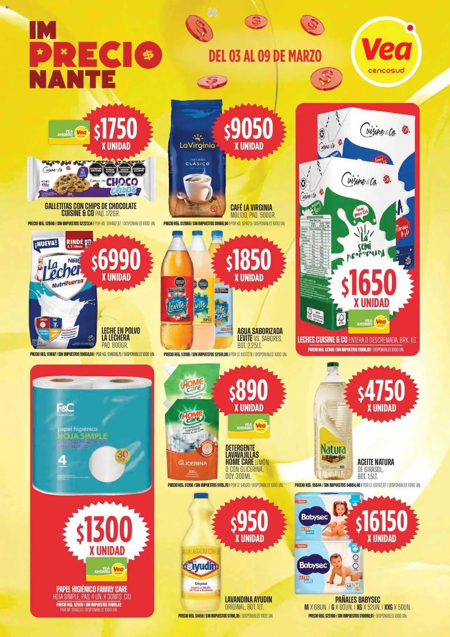 Vea ofertas │ válido desde el 03.03.2026 | Página: 2 | Productos: Agua, Limón, Leche, Chocolate