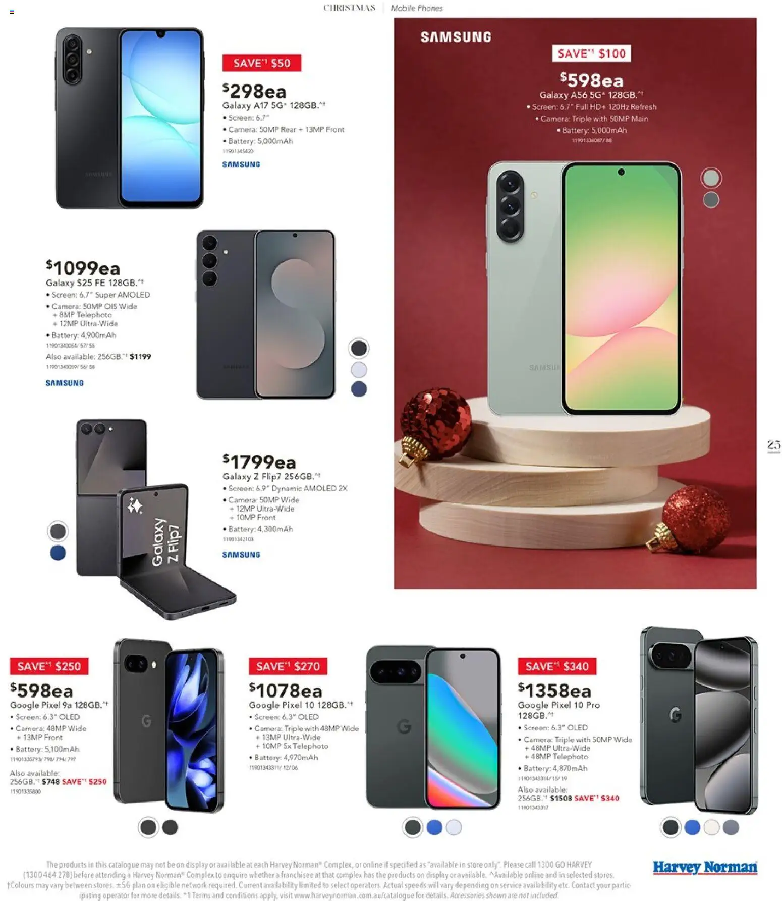Harvey Norman catalogue - valid from 16.12.2025 | Page: 25 | Products: Battery, Camera, Screen, Mobile
