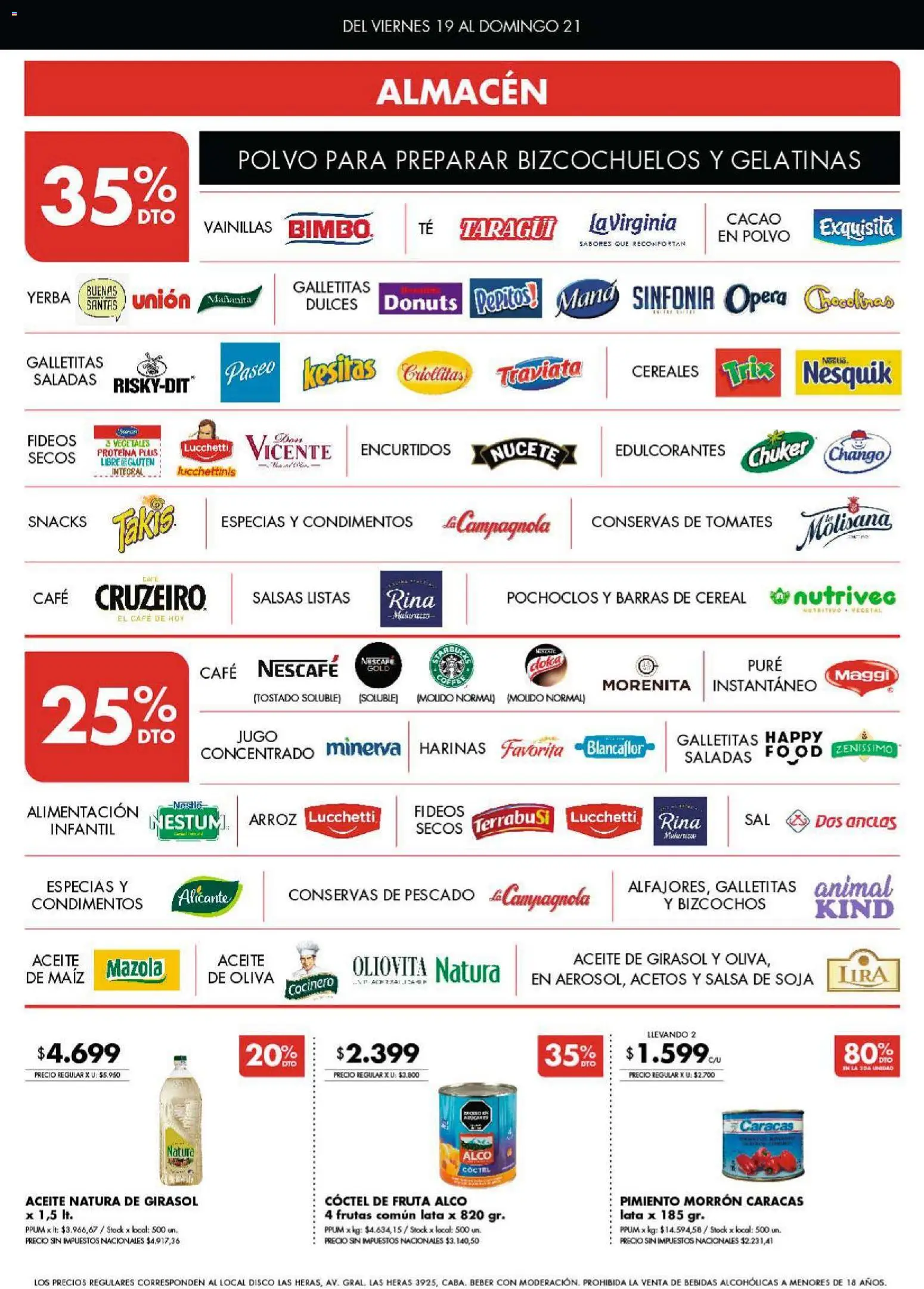 Disco ofertas │ válido desde el 19.12.2025 | Página: 3 | Productos: Disco, Polvo, Maiz, Jugo