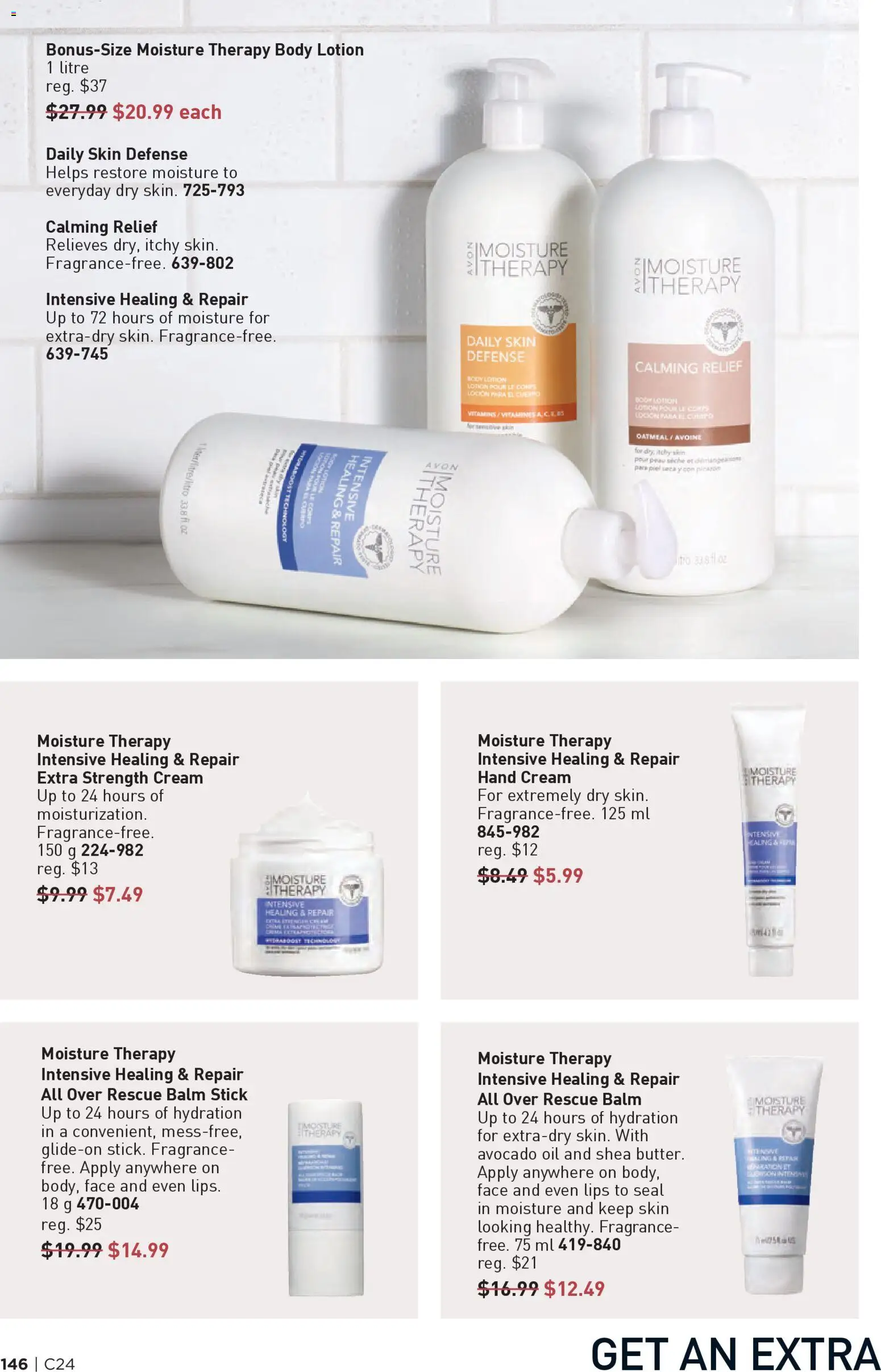 Avon flyer valid from 20.11.2025 | Page: 146 | Products: Fragrance, Body lotion, Hand cream, Oil