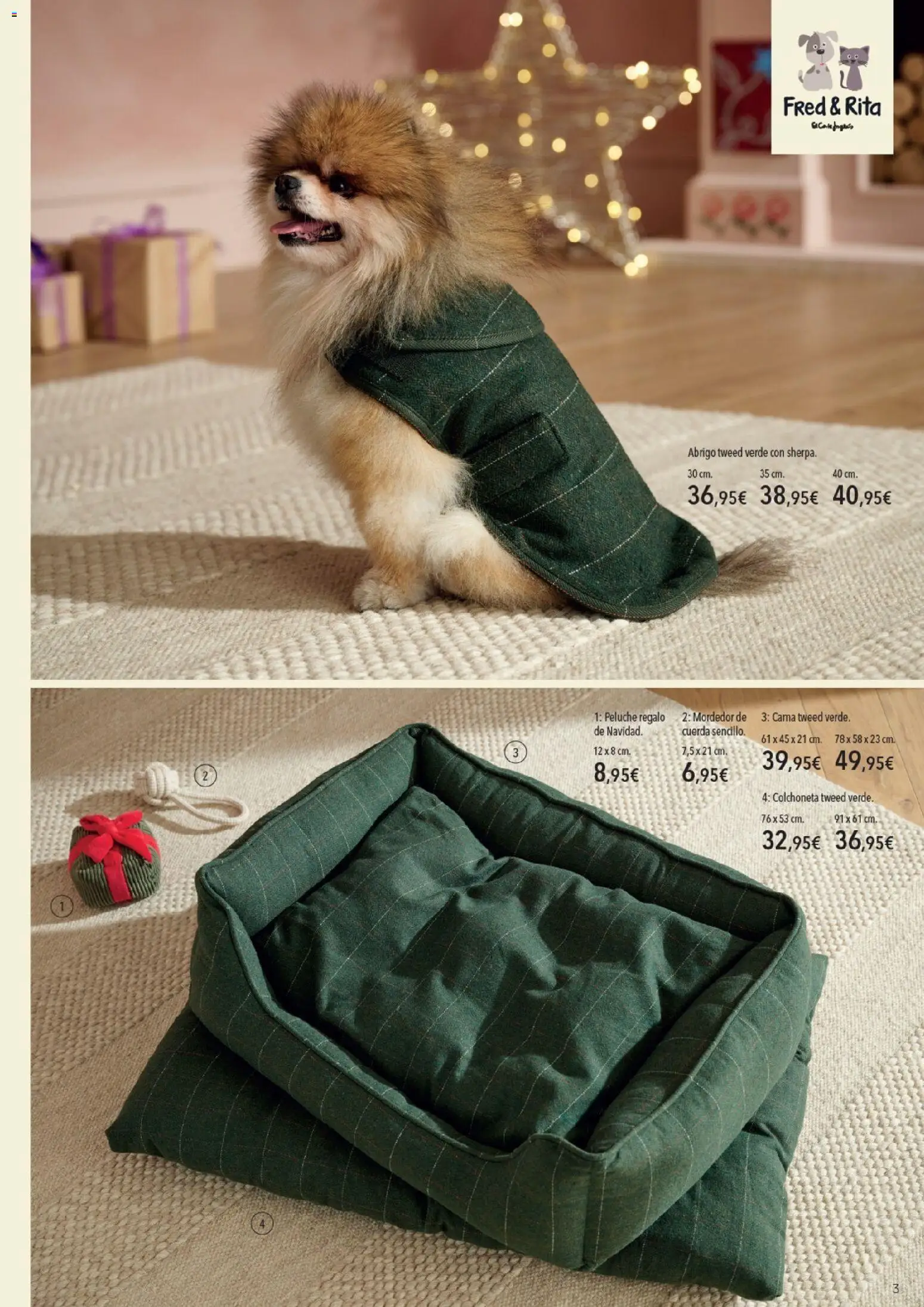 Nuevas ofertas de El Corte Inglés válidas en toda la República Mexicana desde el 01.11.2025. ¡Encuentra las mejores ofertas en El Corte Inglés catálogo Mascota ! | Página: 3 | Productos: Abrigo, Colchoneta, Cuerda, Cama