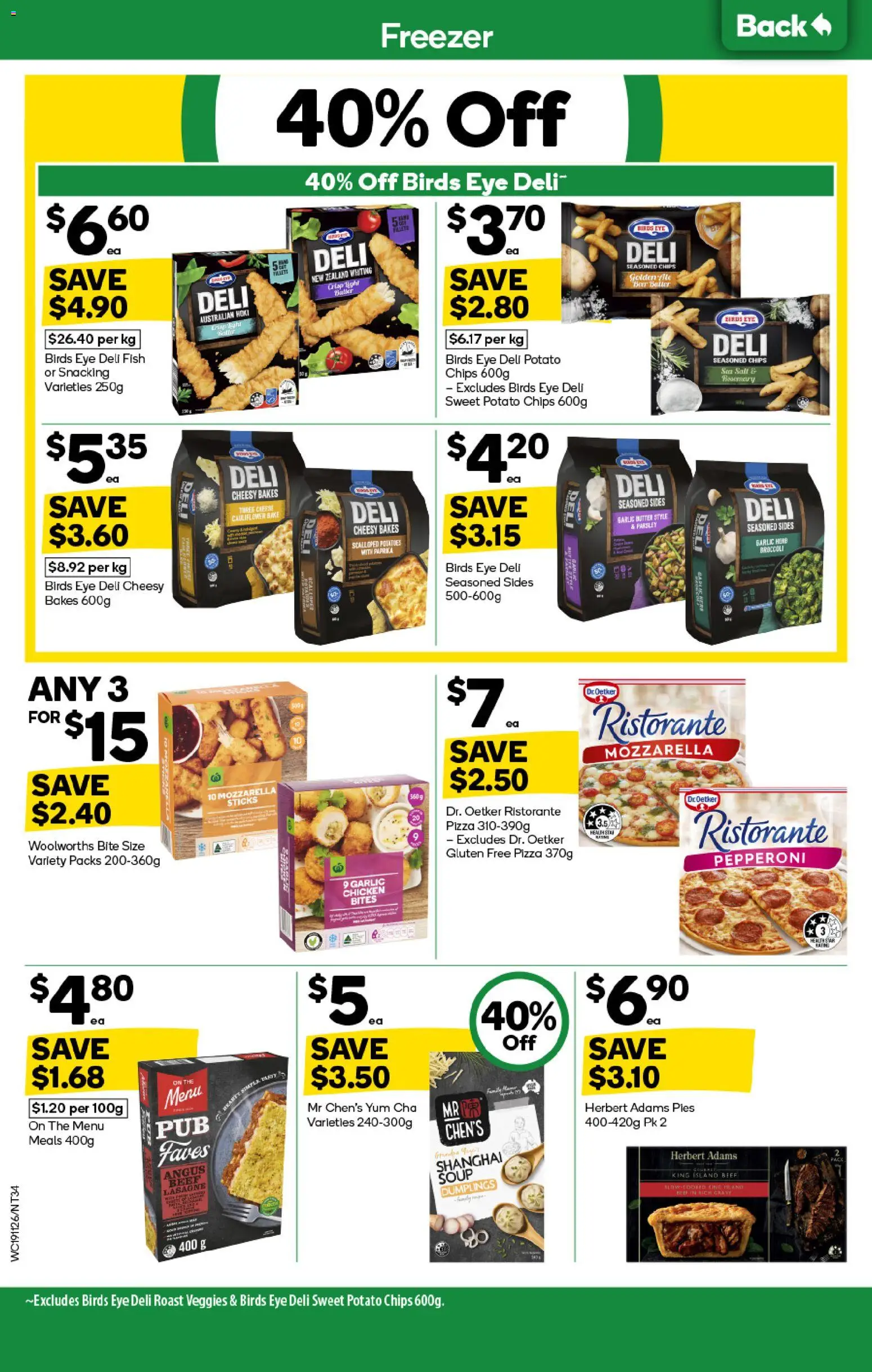 Woolworths catalogue - valid from 19.11.2025 | Page: 34 | Products: Herb, Fish, Soup, Freezer