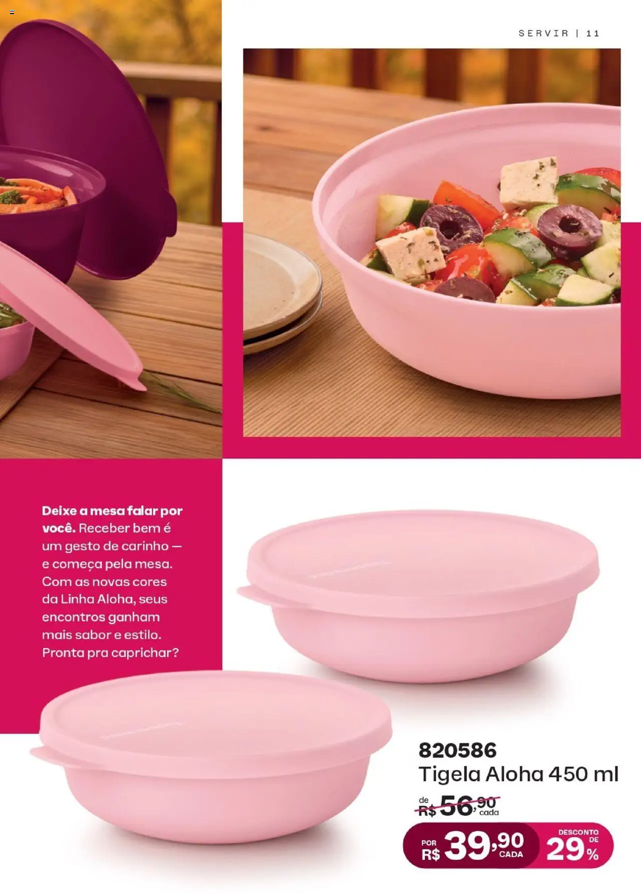 Tupperware Folheto - válido de 01.08.2025 | Página: 11 | Produtos: Mesa, Tigela