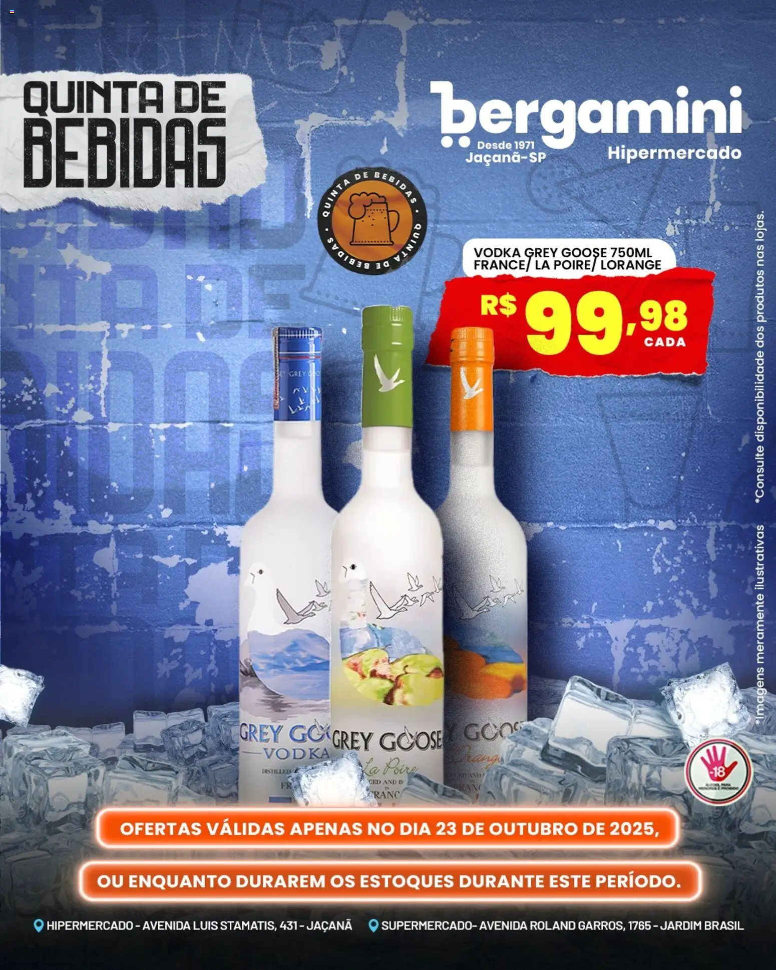 Supermercado Bergamini Folheto - válido de 23.10.2025 | Página: 12 | Produtos: Vodka