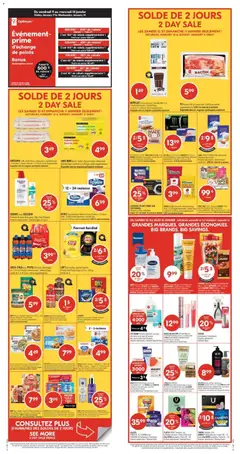 Preview of Pharmaprix weekly flyer / circulaire from shop Pharmaprix valid from 09.01.2026