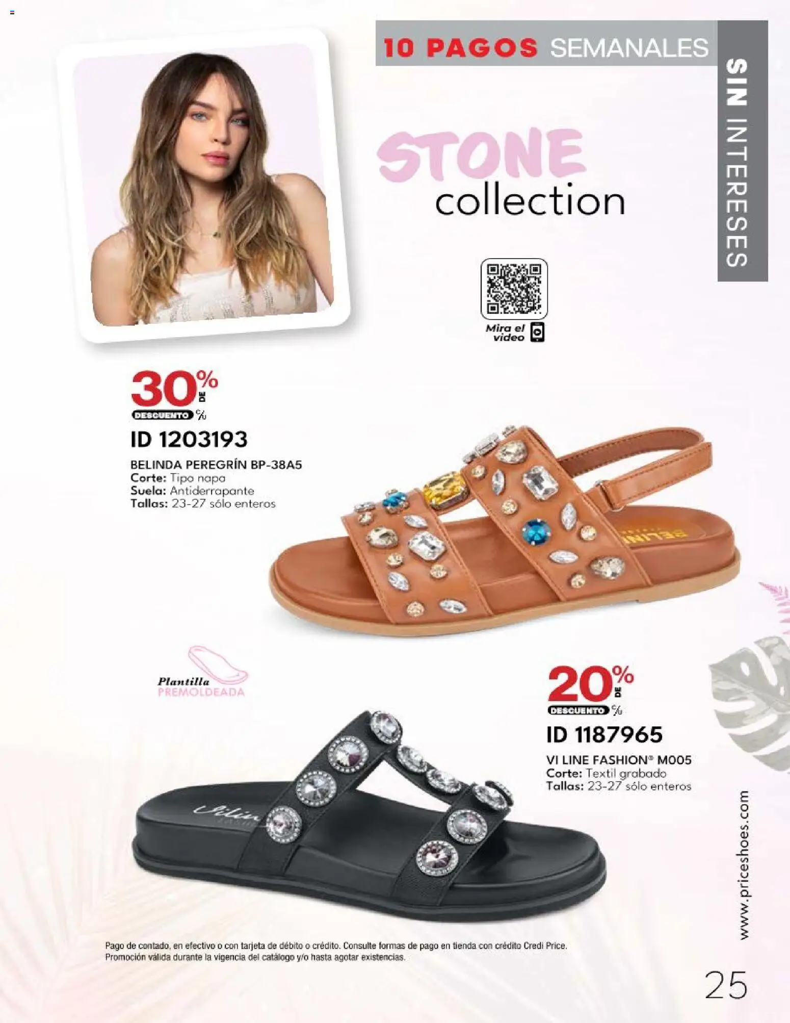 Nuevas ofertas de Price Shoes válidas en toda la República Mexicana desde el 20.03.2026. ¡Encuentra las mejores ofertas en Price Shoes catálogo 10 Pagos Sin Intereses! | Página: 25 | Productos: Video