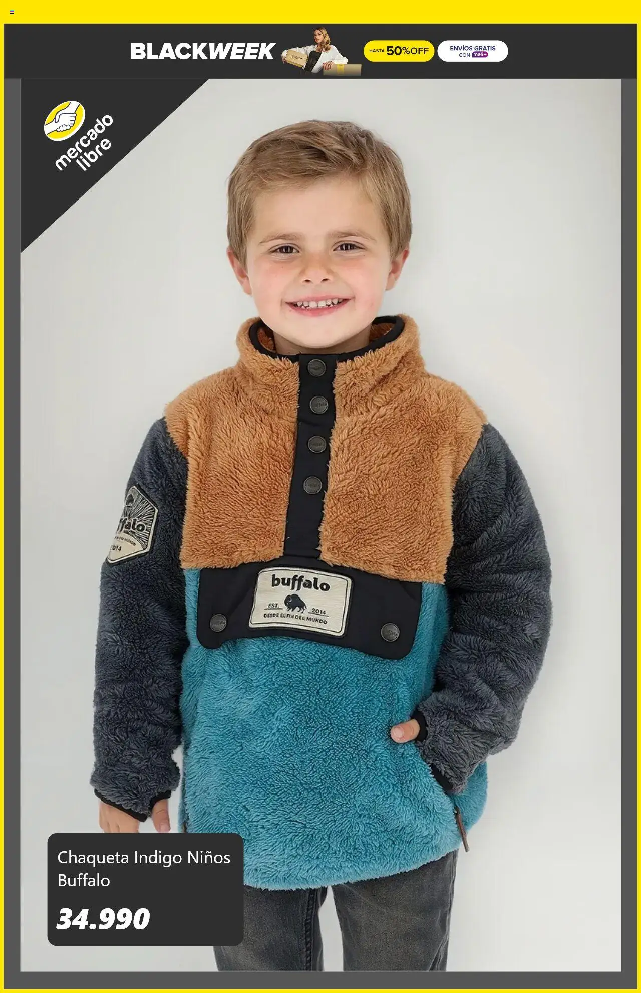 Mercado Libre ofertas  │ válido desde el 01.08.2025 | Página: 3 | Productos: Chaqueta