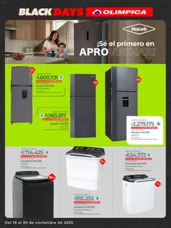 Olímpica - Black Friday -  Vista previa de la revista de la tienda Olímpica valido desde el 19.11.2025 | Página: 12 | Productos: Lavadora, Nevera