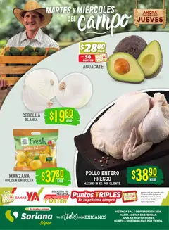 Vista previa de Soriana - Martes y Miércoles del Campo Súper: Tamaulipas (excepto Cd. Victoria y Tampico), nuevo folleto de la tienda, válido en México a partir del 03.02.2026