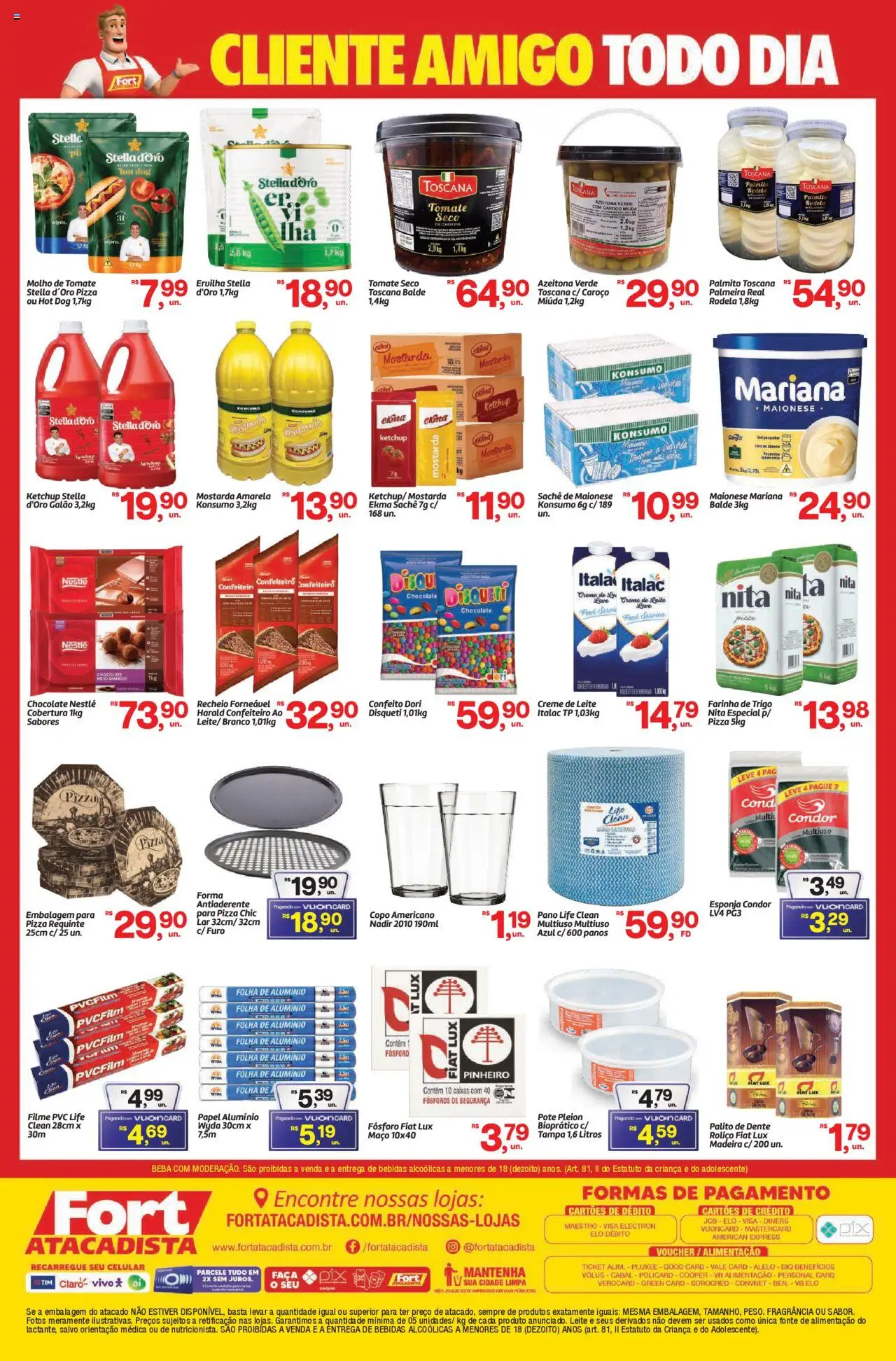 Fort Atacadista Folheto - válido de 13.10.2025 | Página: 2 | Produtos: Fragrância, Molho de tomate, Chocolate, Creme de leite