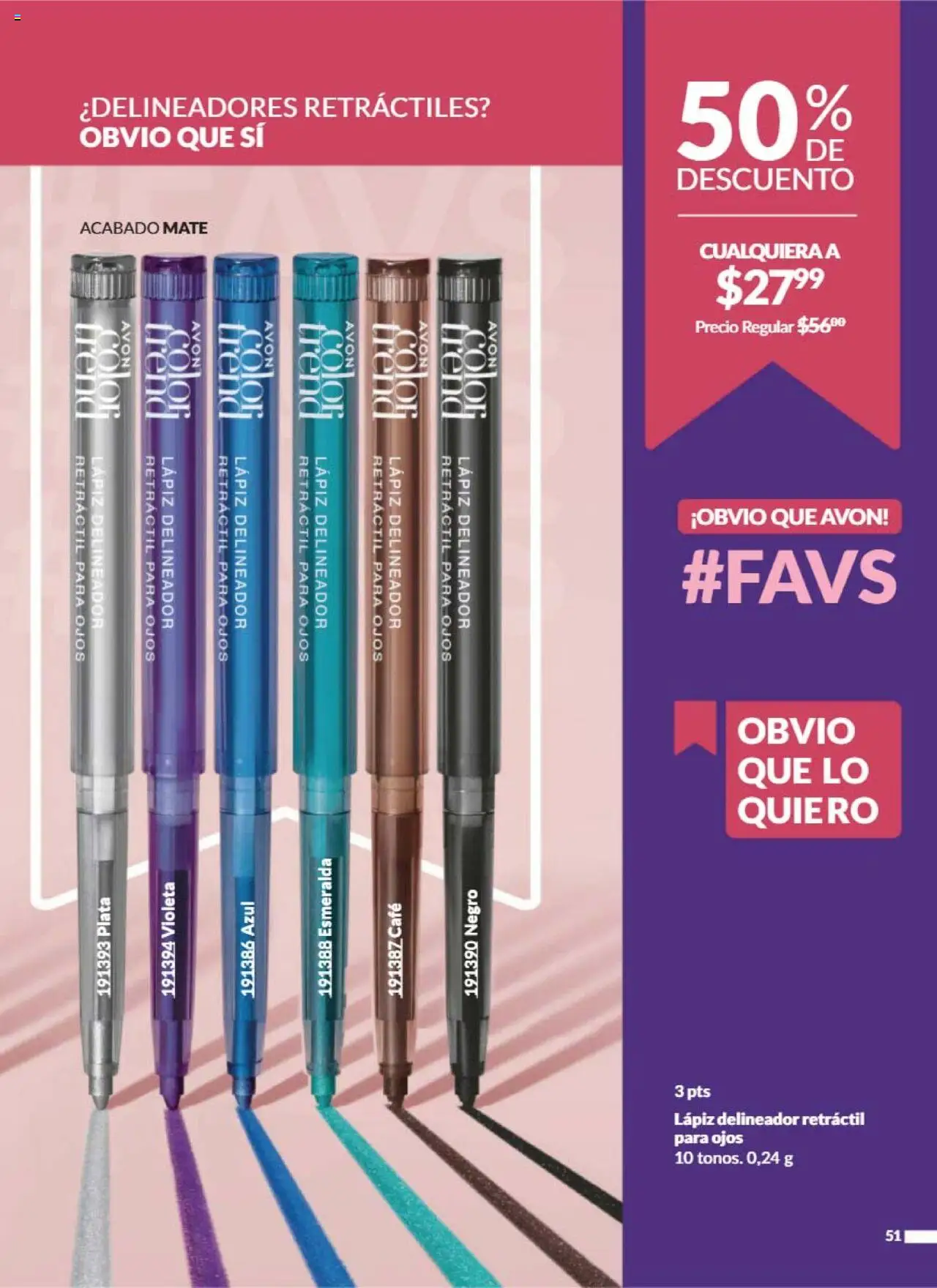 Nuevas ofertas de AVON válidas en toda la República Mexicana desde el 12.09.2025. ¡Encuentra las mejores ofertas en AVON - Campaña 15 2025! | Página: 56 | Productos: Café, Mate, Delineador
