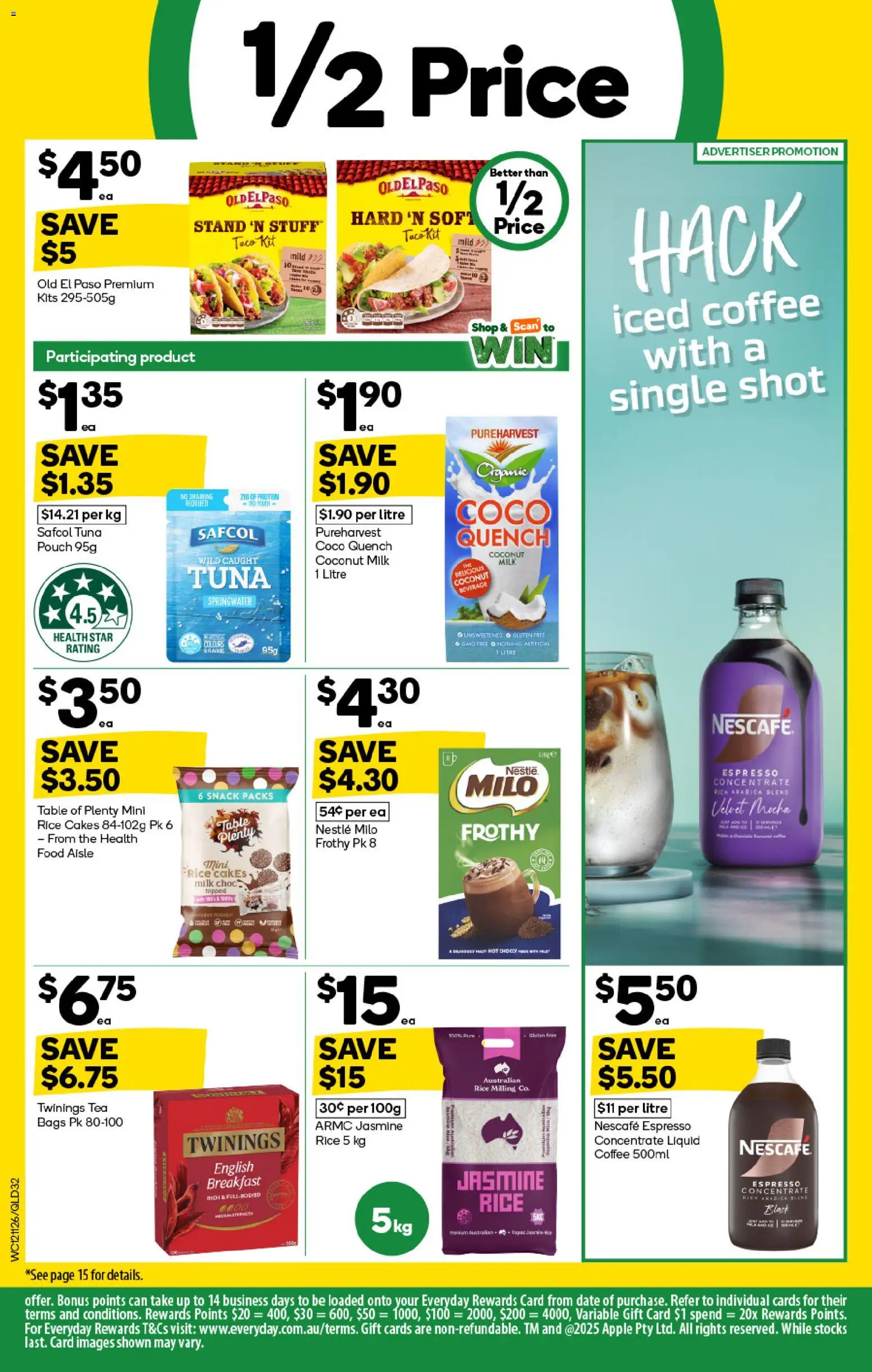Woolworths catalogue - valid from 12.11.2025 | Page: 32 | Products: Table, Milk, Tea, Date
