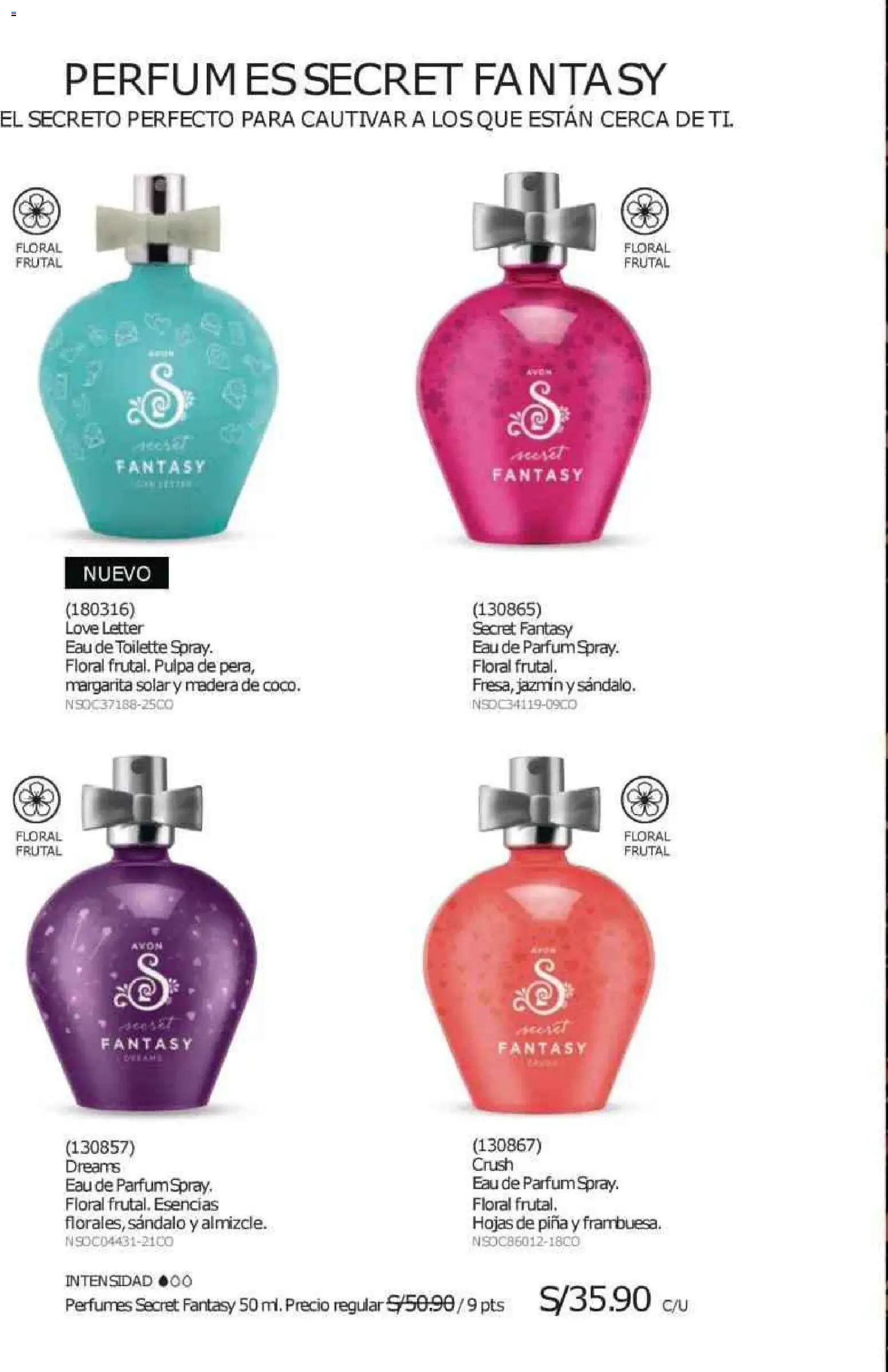 Catálogo Avon válido desde 12.10.2025 | Página: 90 | Productos: Piña, EAU de Toilette
