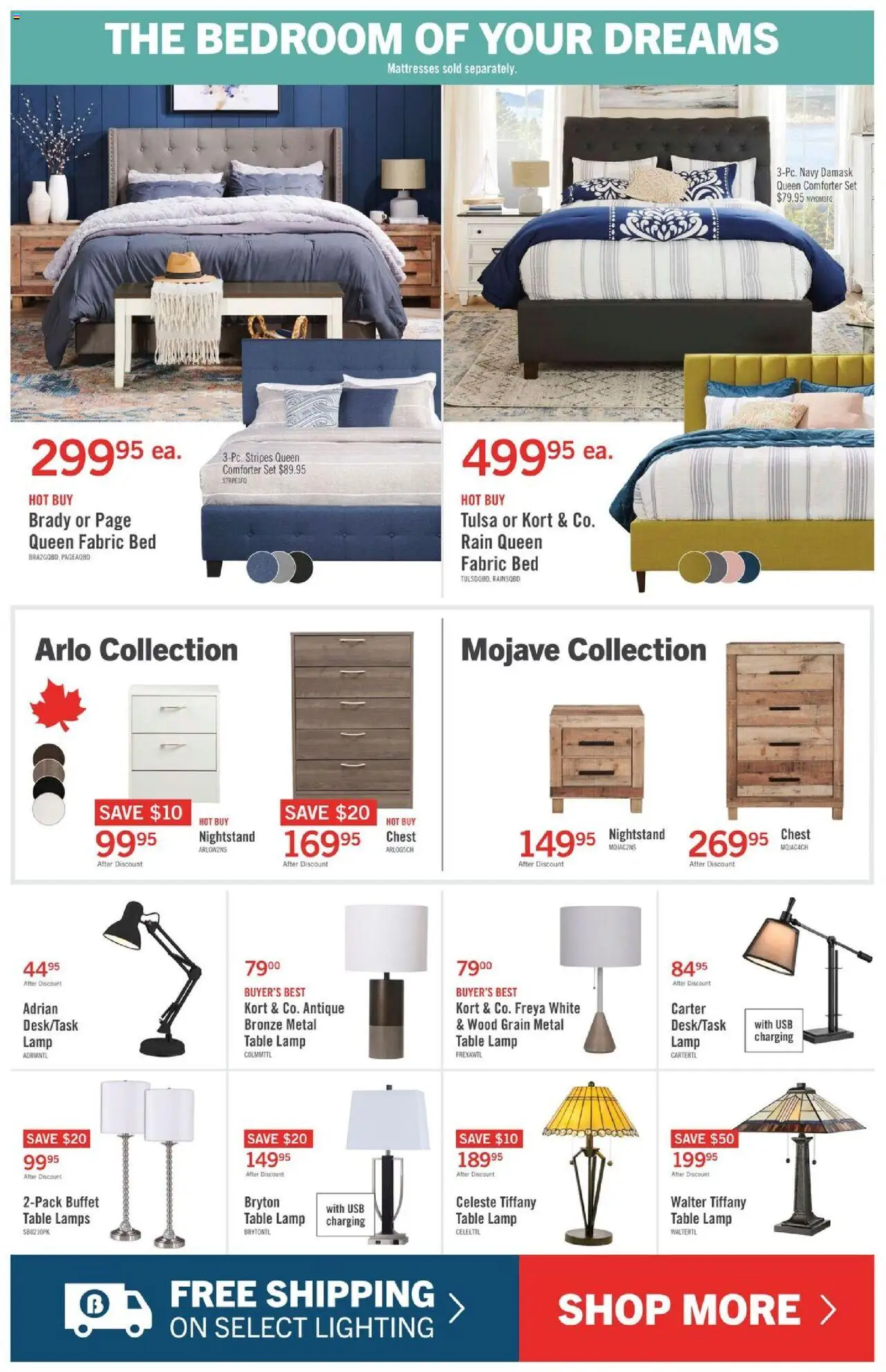 The Brick flyer valid from 31.07.2025 | Page: 17 | Products: Bed, Table, Lamp