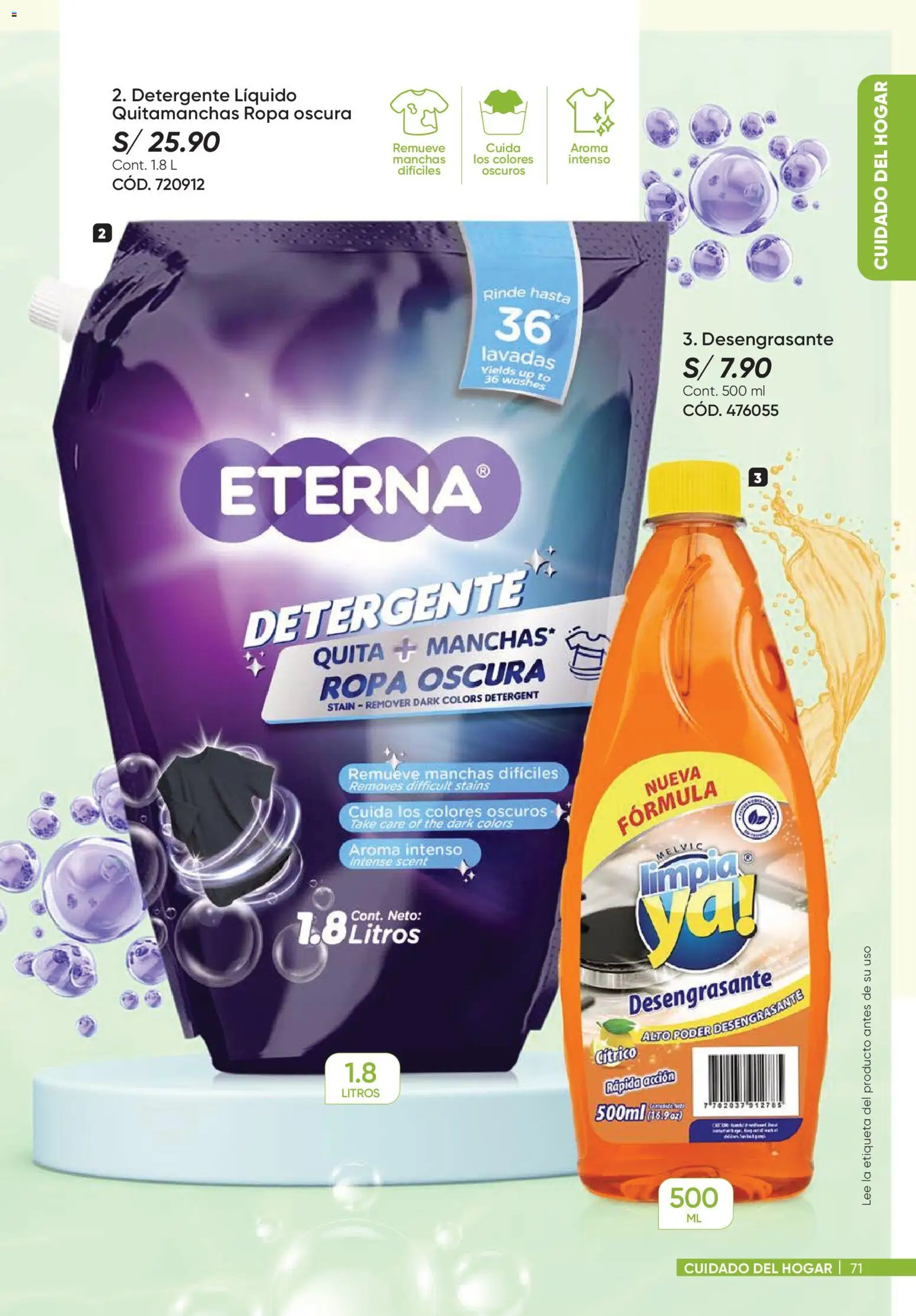 Catálogo Azzorti válido desde 16.02.2026 | Página: 71 | Productos: Quitamanchas, Detergente, Ropa