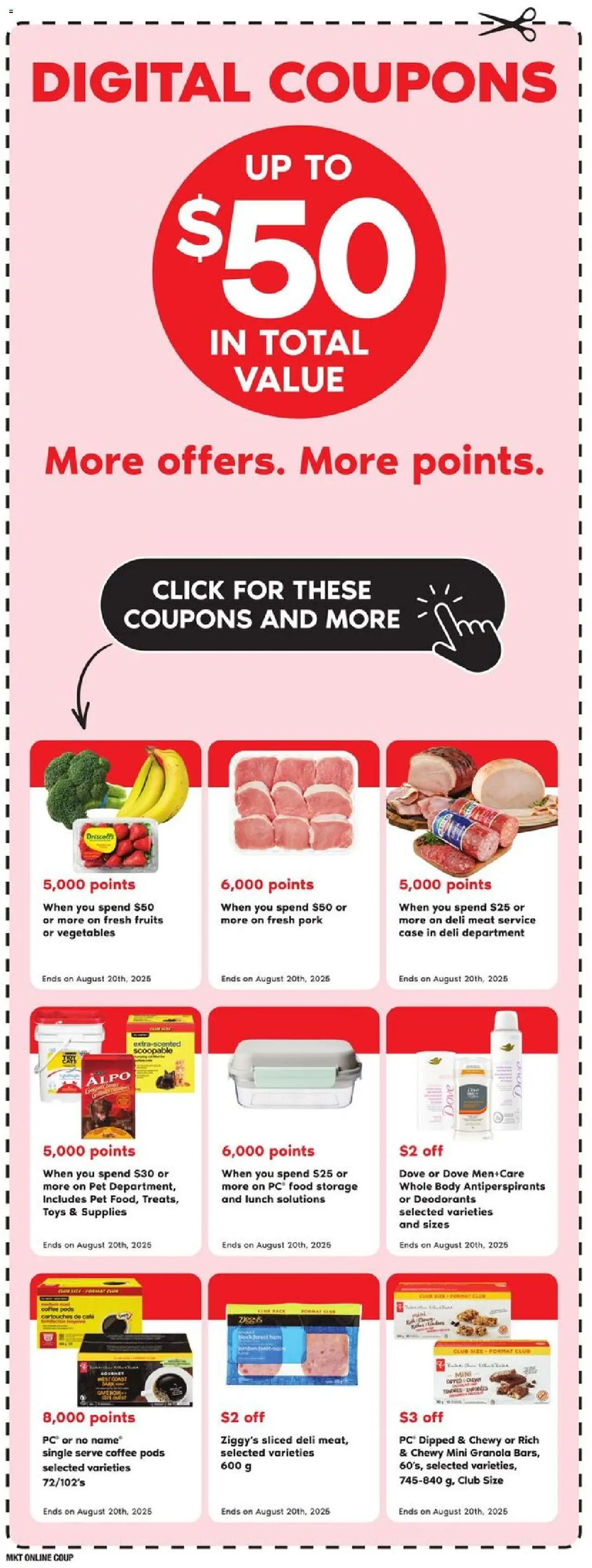 Independent Grocer flyer valid from 31.07.2025 | Page: 11 | Products: Case, Coffee, Ham, Pork