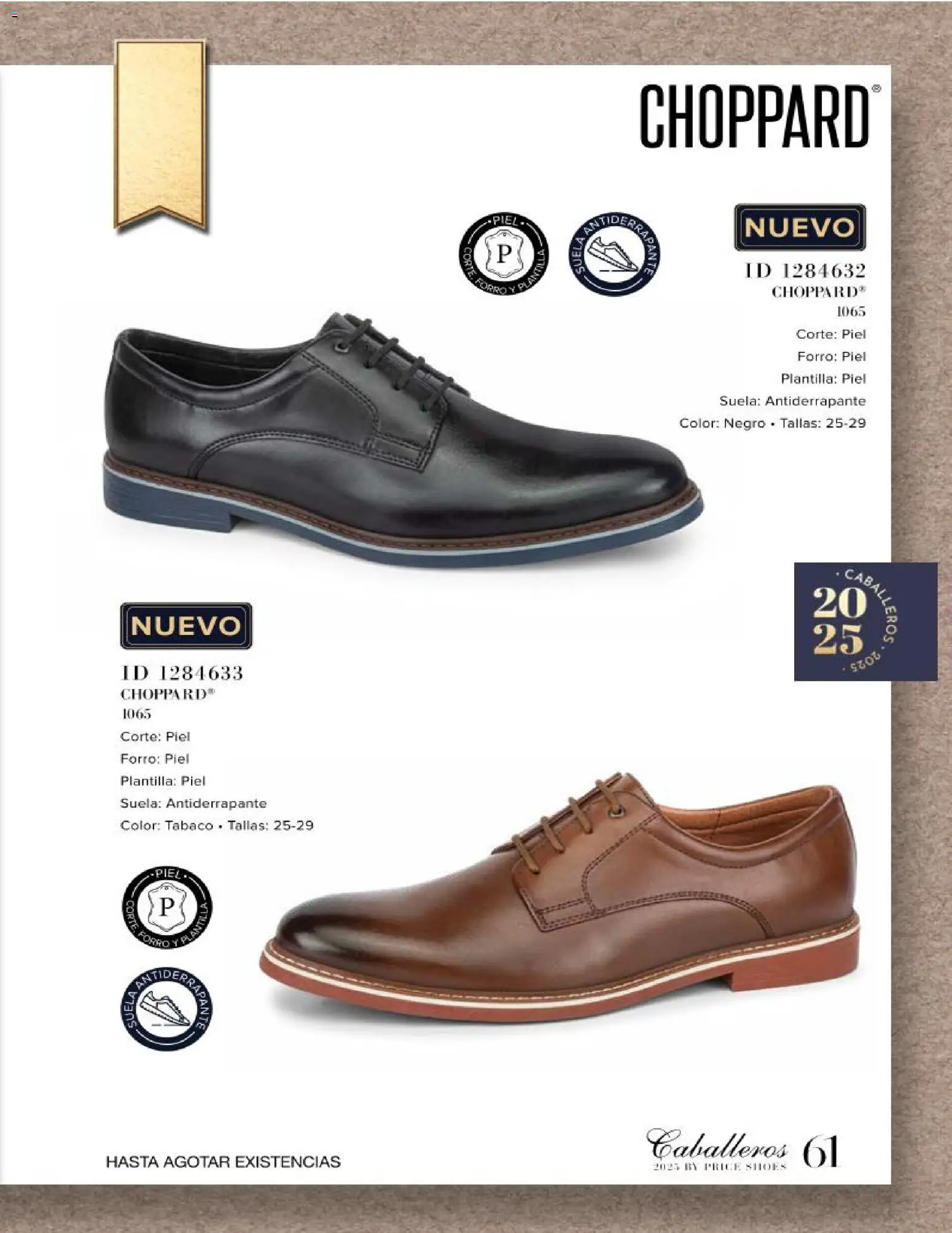 Nuevas ofertas de Price Shoes válidas en toda la República Mexicana desde el 26.11.2025. ¡Encuentra las mejores ofertas en Price Shoes catálogo Caballeros! | Página: 61