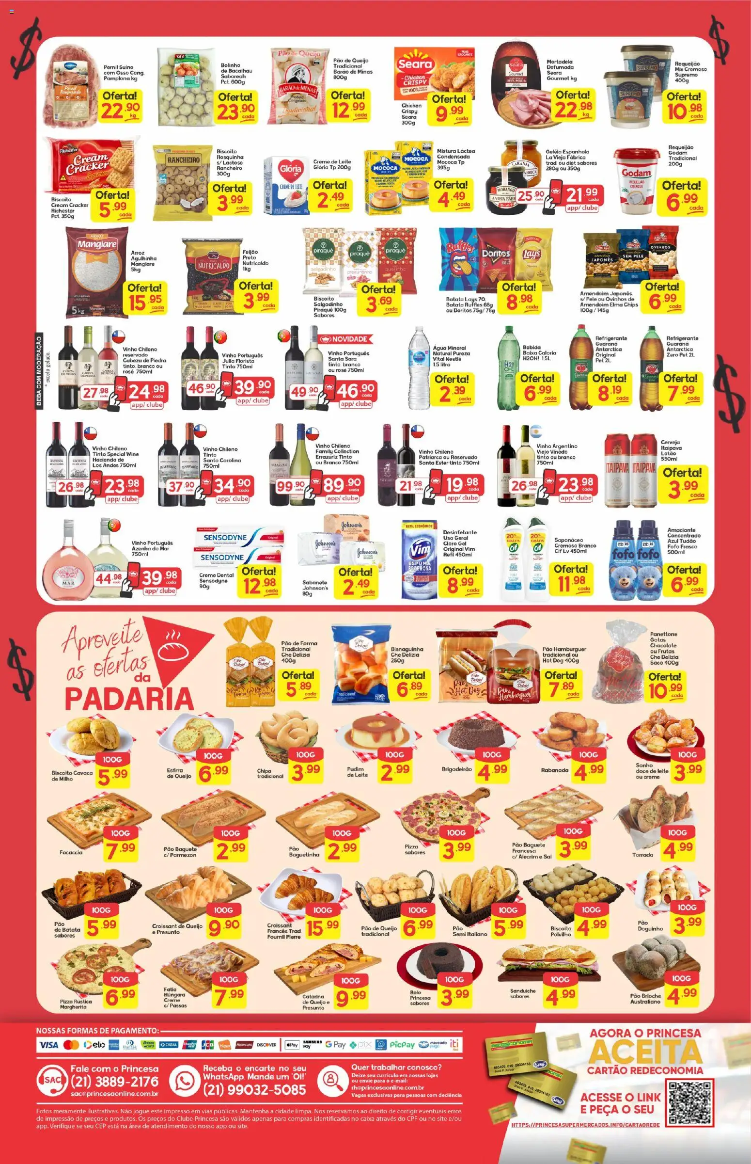 Princesa Folheto - válido de 06.11.2025 | Página: 2 | Produtos: Leite, Creme de leite, Amaciante, Desinfetante