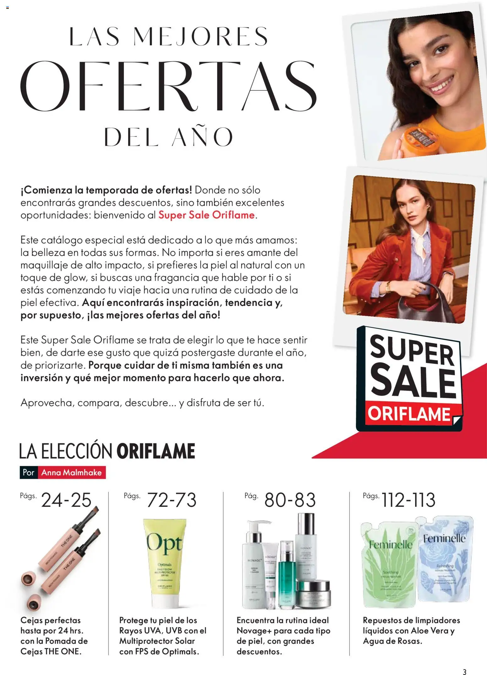Oriflame catálogo │ válido desde el 25.10.2025 | Página: 3 | Productos: Agua, Fragancia, Maquillaje, Té
