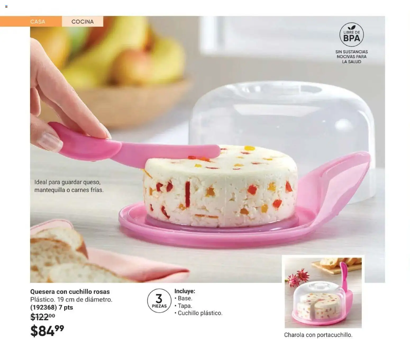 Nuevas ofertas de AVON válidas en toda la República Mexicana desde el 24.04.2026. ¡Encuentra las mejores ofertas en AVON Casa & Estilo 7 2026! | Página: 170 | Productos: Mantequilla, Cocina, Cuchillo