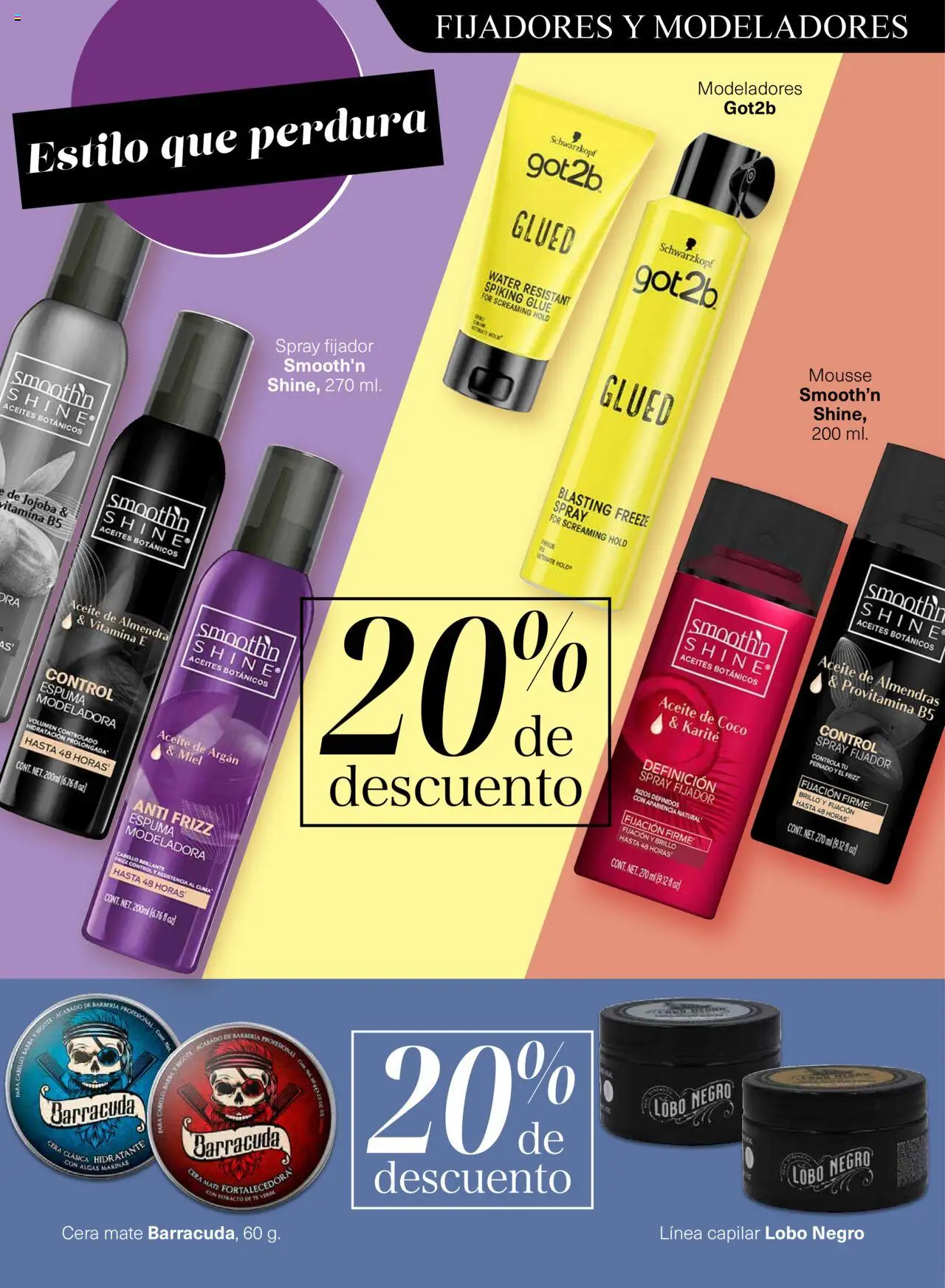 Nuevas ofertas de Soriana válidas en toda la República Mexicana desde el 10.10.2025. ¡Encuentra las mejores ofertas en Soriana - Descubre tu belleza Glowing Híper Nacional! | Página: 23 | Productos: Fijador, Brillo, Almendra, Mate