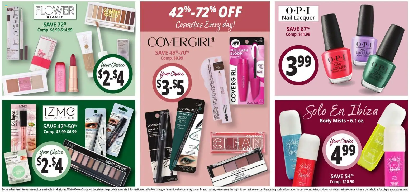 Ocean State Job Lot Weekly Ad - valid from 13.11.2025 | Page: 10 | Products: Nail, Powder, Mask