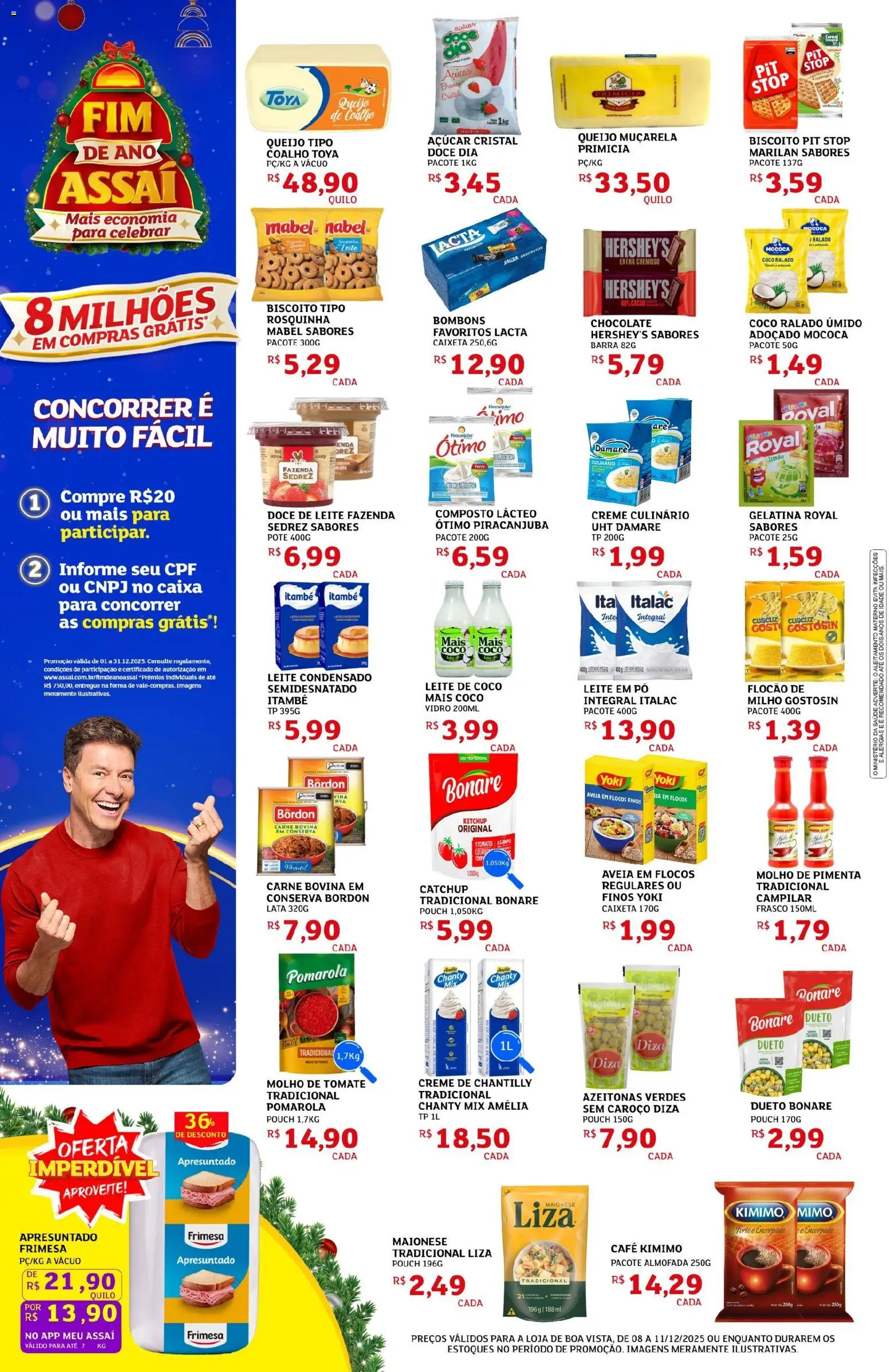 Assaí Atacadista Folheto - válido de 08.12.2025 | Página: 2 | Produtos: Coco, Leite, Creme, Leite em pó