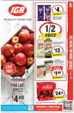 Preview of IGA Catalogue SA - valid from 20.08.2025