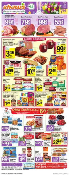 Preview of Shaw's weekly ads valid from 27.03.2026