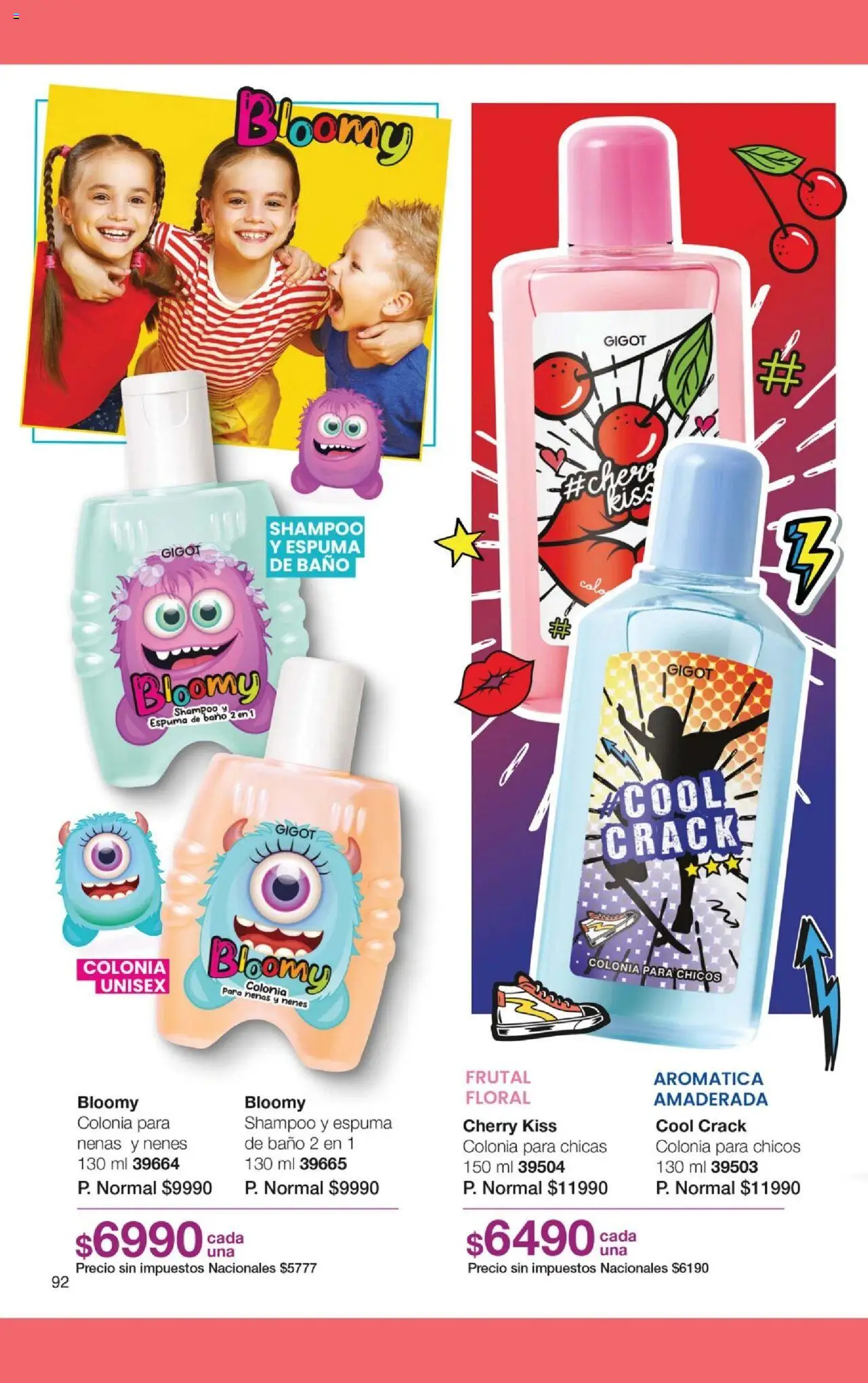 Gigot catálogo │ válido desde el 01.10.2025 | Página: 70 | Productos: Baño, Shampoo, Espuma de baño, Espuma