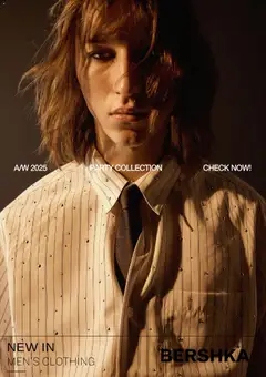 Vista previa de Bershka catálogo Men, nuevo folleto de la tienda, válido en México a partir del 06.12.2025