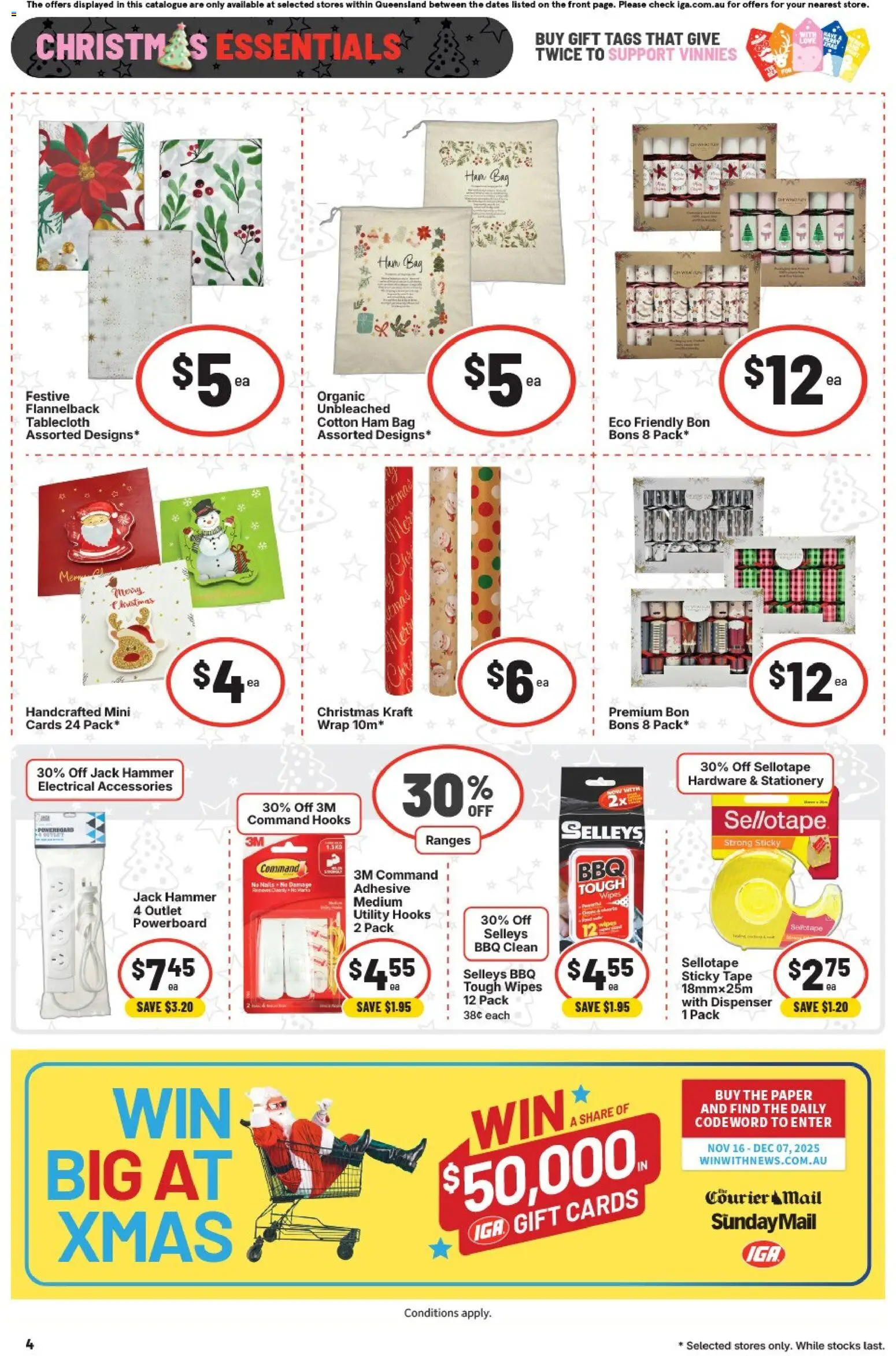 IGA catalogue - valid from 26.11.2025 | Page: 7 | Products: Ham, Accessories, Bag