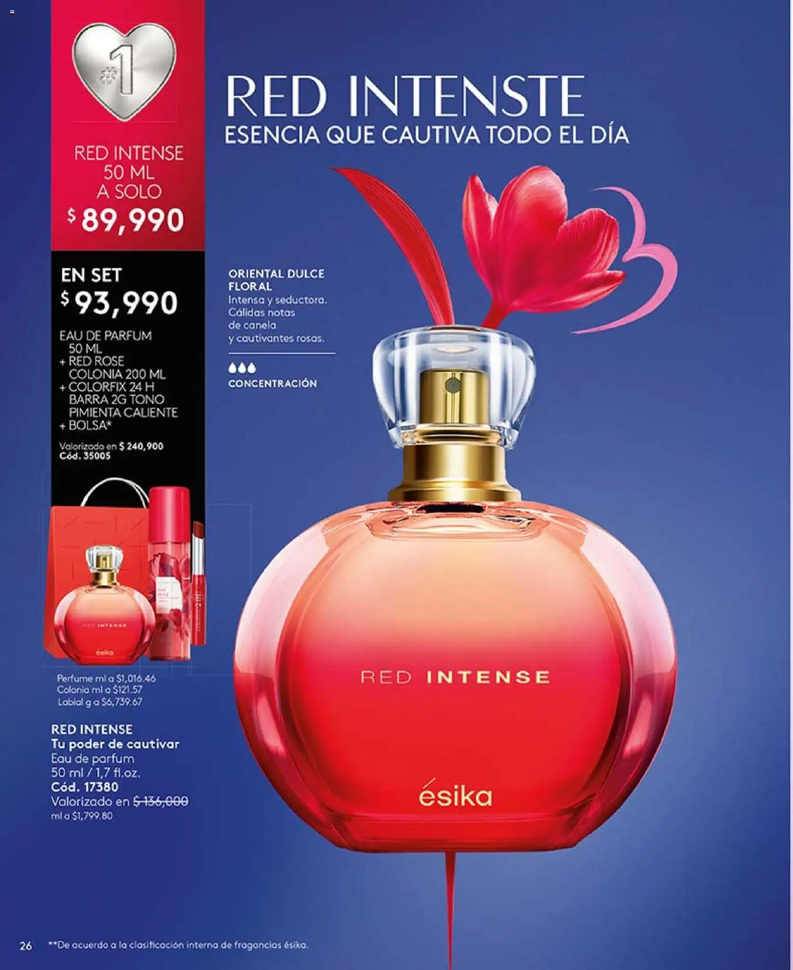 Ésika revista - valida desde el 03.04.2026 | Página: 26 | Productos: Pimienta, Perfume