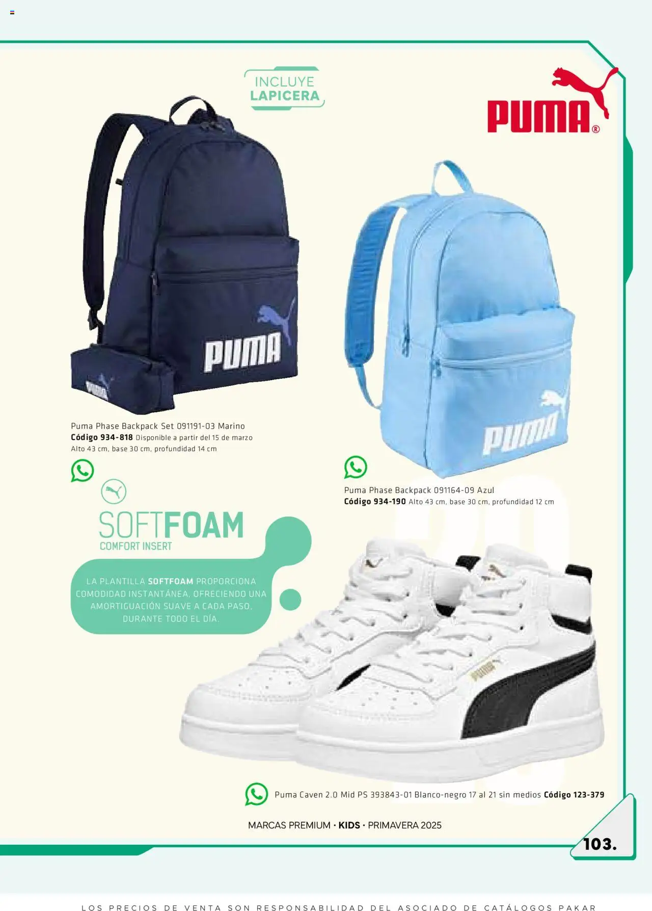 Nuevas ofertas de SC Pakar válidas en toda la República Mexicana desde el 28.02.2025. ¡Encuentra las mejores ofertas en SC Pakar catálogo Premium - Kids! | Página: 103