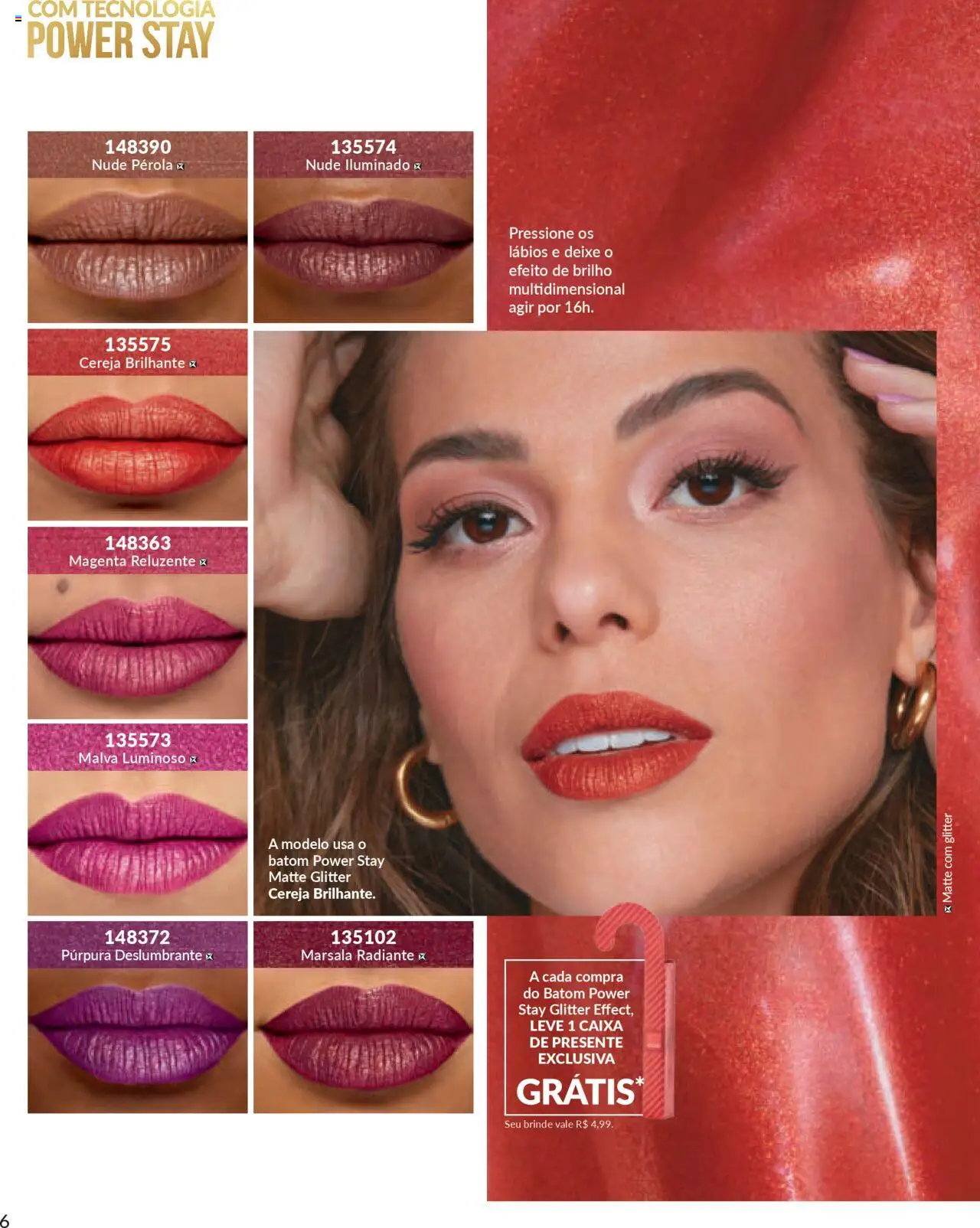 Avon Folheto - válido de 07.10.2025 | Página: 6 | Produtos: Cereja, Batom, Caixa