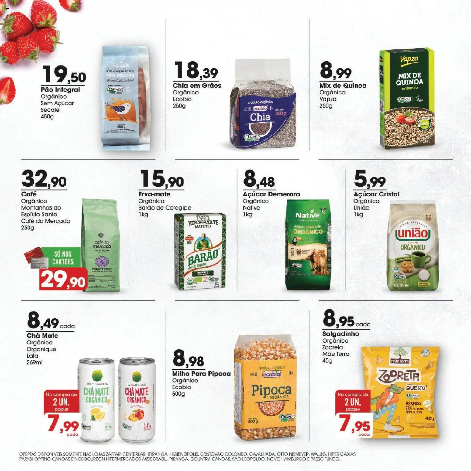 Zaffari Folheto - válido de 06.02.2026 | Página: 4 | Produtos: Chá mate, Pão, Açúcar, Pipoca