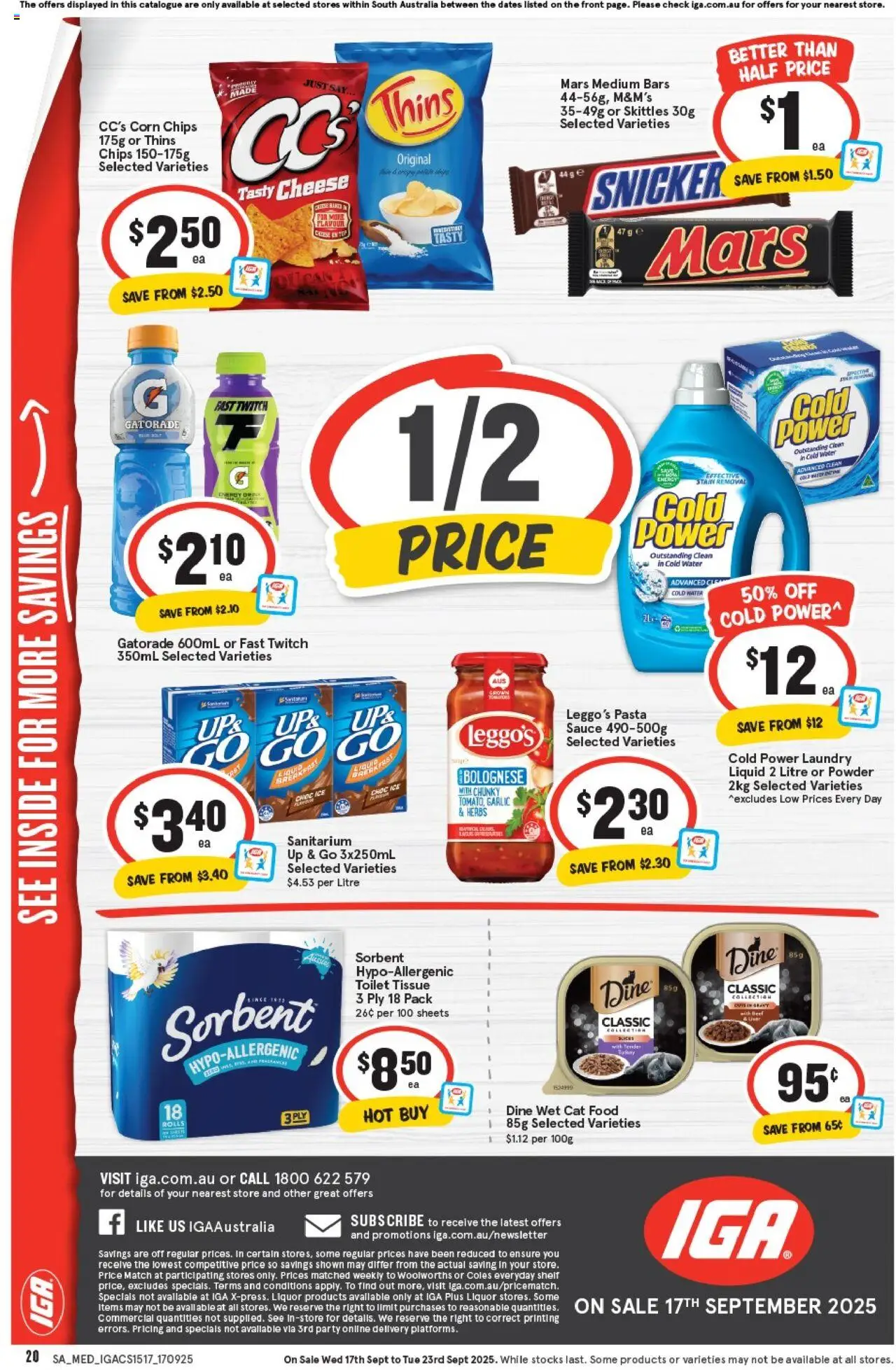 IGA catalogue - valid from 17.09.2025 | Page: 16 | Products: Beef, Chips, Sauce, Garlic