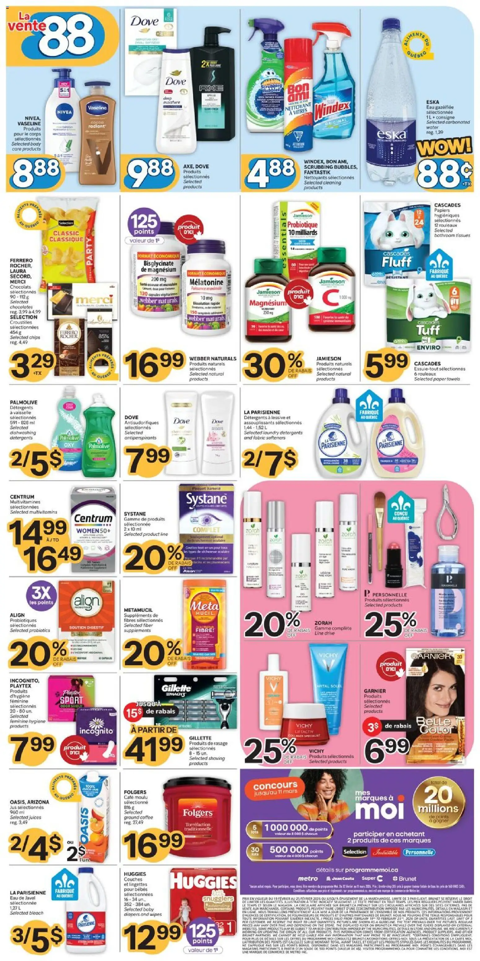 Brunet flyer valid from 19.02.2026 | Page: 2 | Products: Chips, Coffee