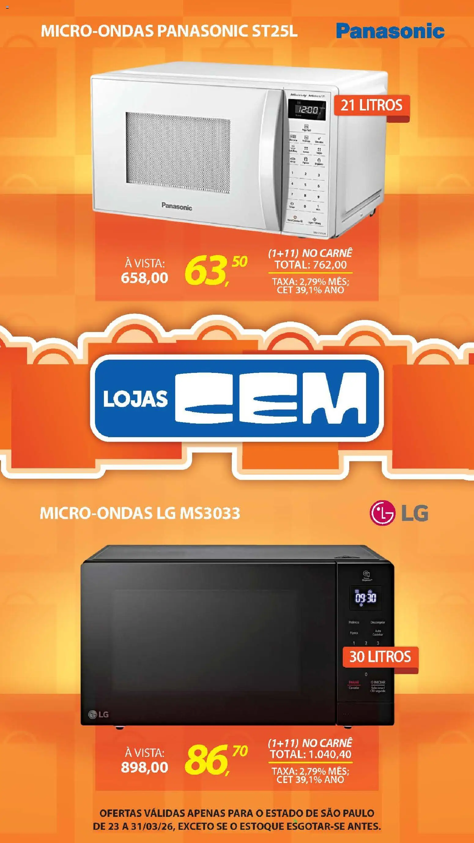 Lojas Cem Folheto - válido de 23.03.2026 | Página: 45