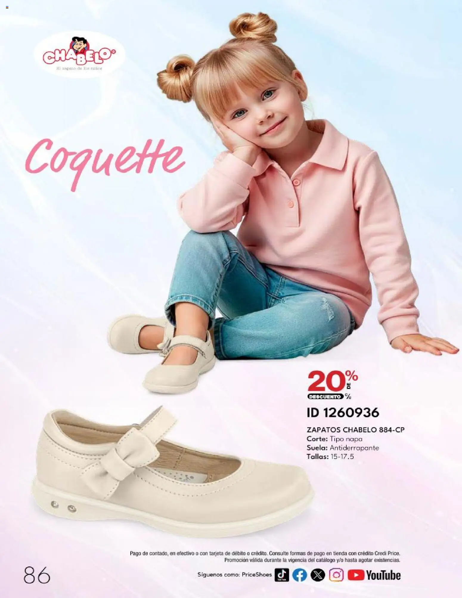 Nuevas ofertas de Price Shoes válidas en toda la República Mexicana desde el 20.03.2026. ¡Encuentra las mejores ofertas en Price Shoes catálogo 10 Pagos Sin Intereses! | Página: 86 | Productos: Zapatos