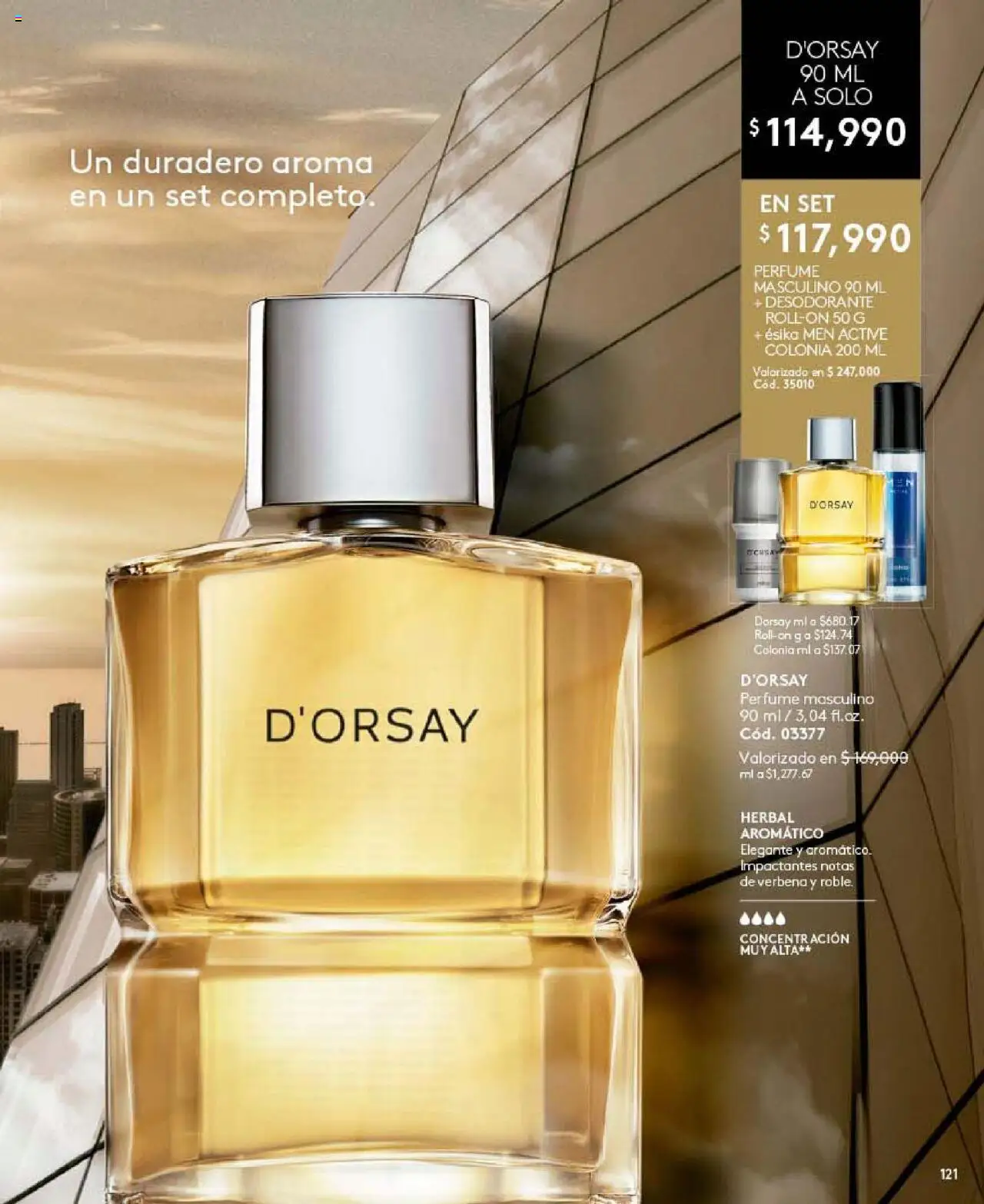 Ésika revista - valida desde el 24.09.2025 | Página: 121 | Productos: Perfume, Desodorante