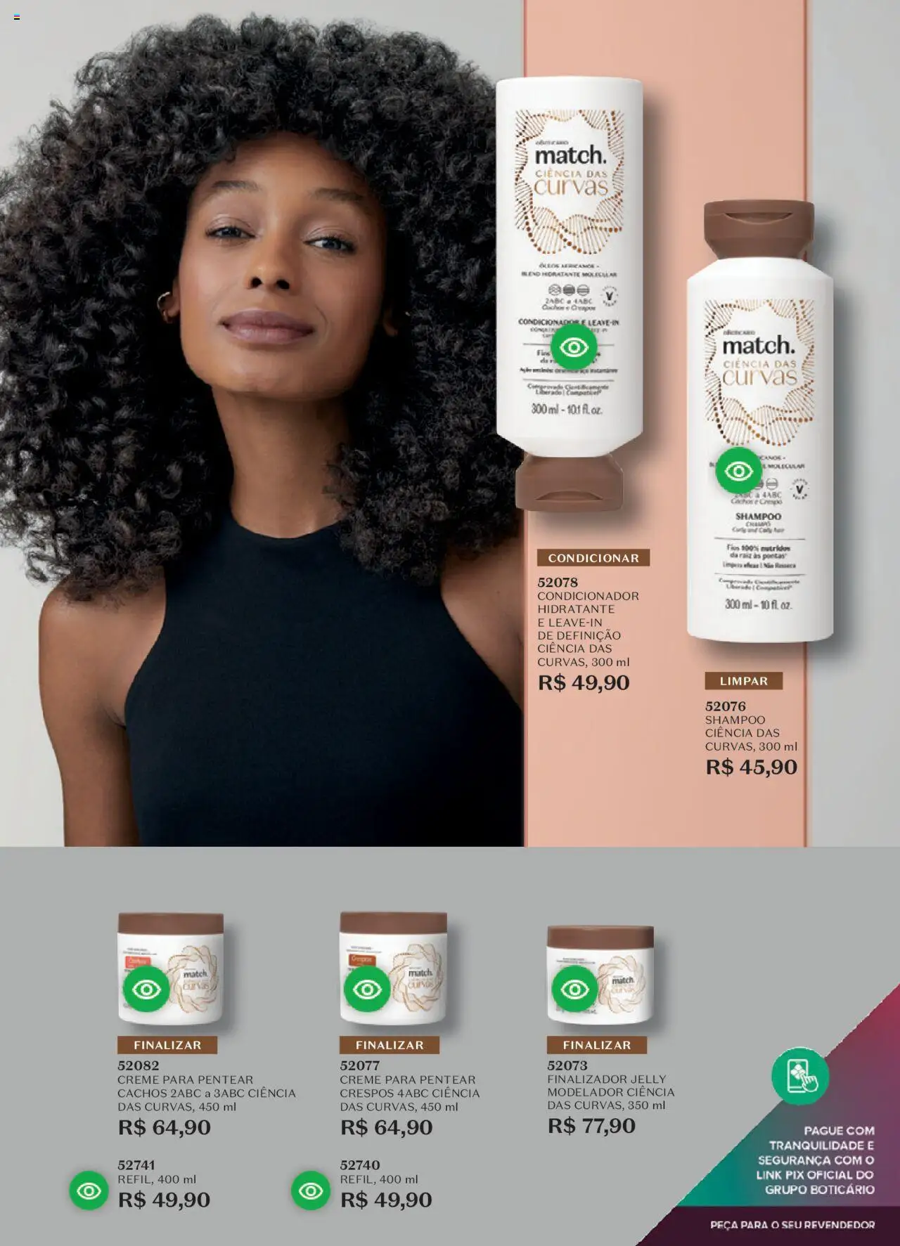O Boticário Folheto - válido de 11.08.2025 | Página: 160 | Produtos: Shampoo, Condicionador, Creme, Creme para pentear