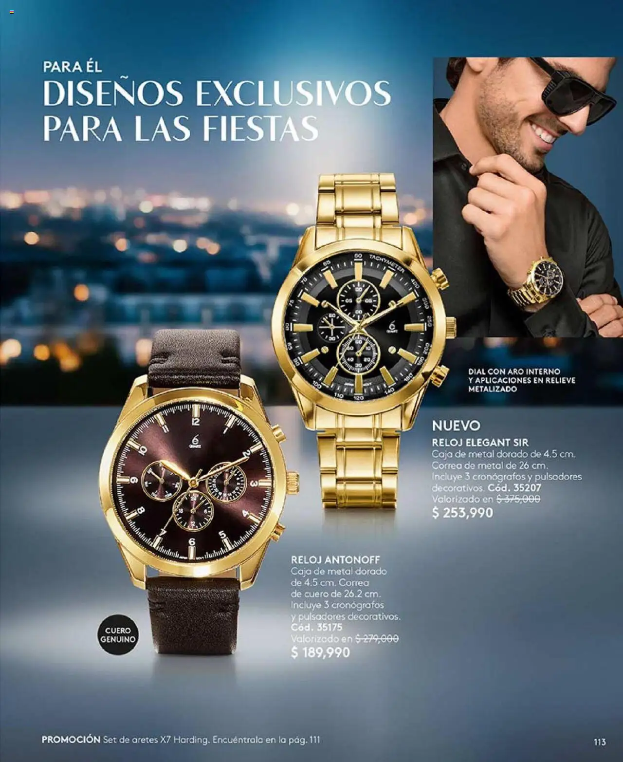 Ésika revista - valida desde el 14.10.2025 | Página: 125 | Productos: Reloj, Aretes, Caja