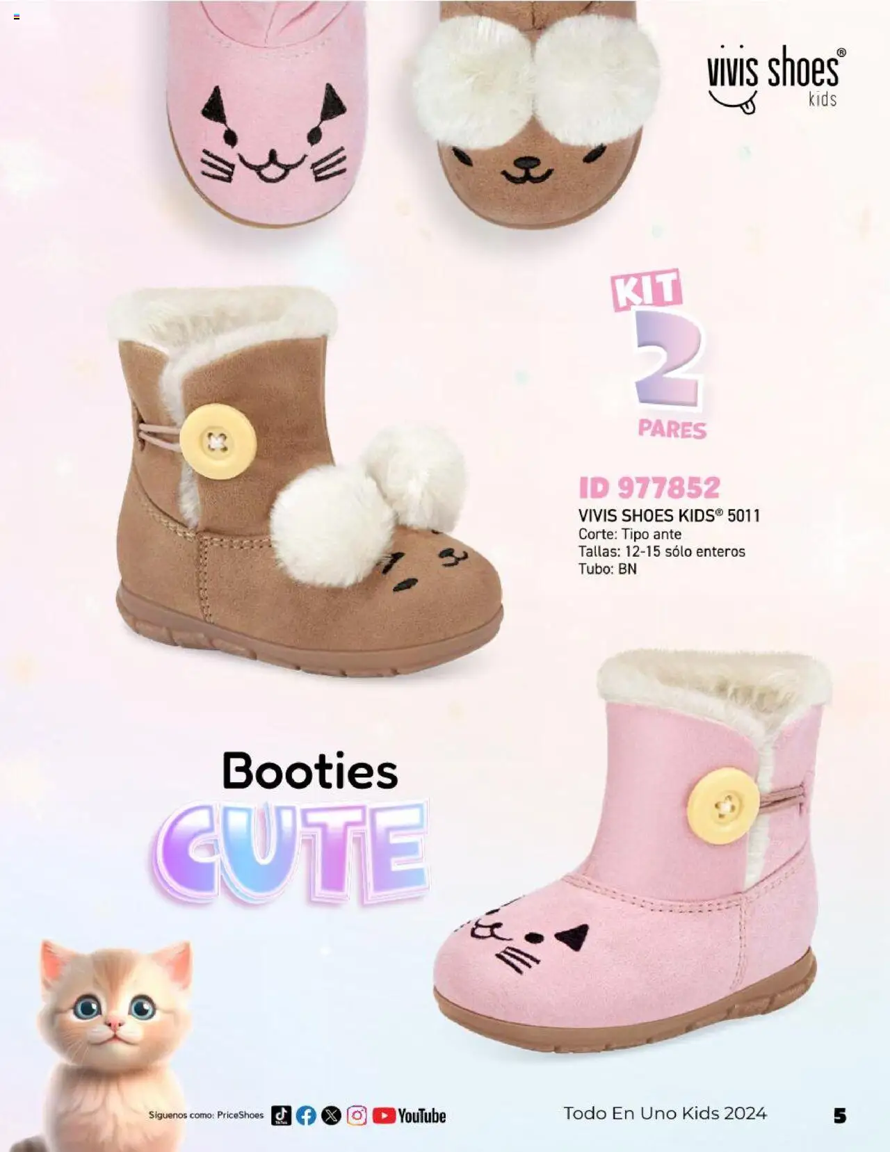 Nuevas ofertas de Price Shoes válidas en toda la República Mexicana desde el 23.04.2025. ¡Encuentra las mejores ofertas en Price Shoes catálogo Kids! | Página: 5