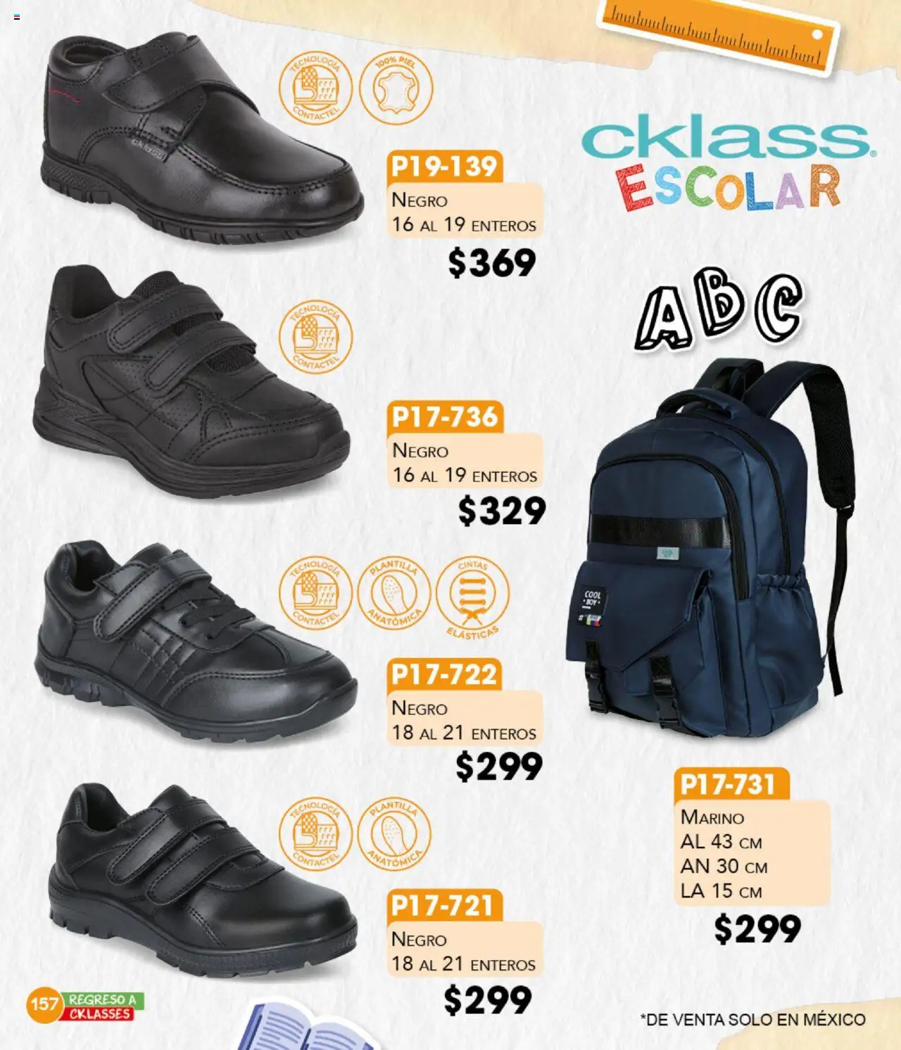 Nuevas ofertas de Cklass válidas en toda la República Mexicana desde el 18.08.2025. ¡Encuentra las mejores ofertas en Cklass - Catálogo Regreso a Clases! | Página: 158